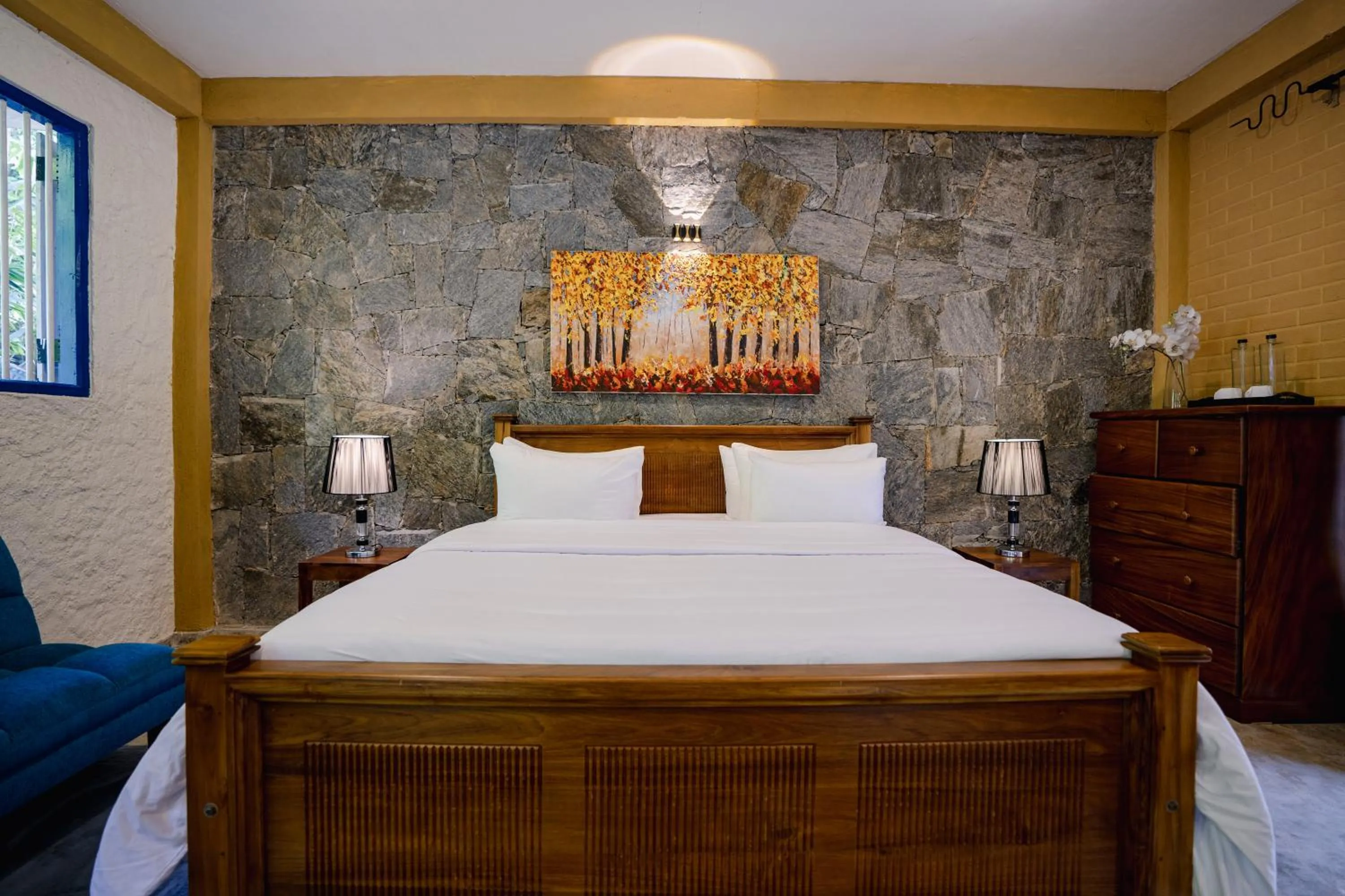Bed in Arsulana Eco Lodge & Spa