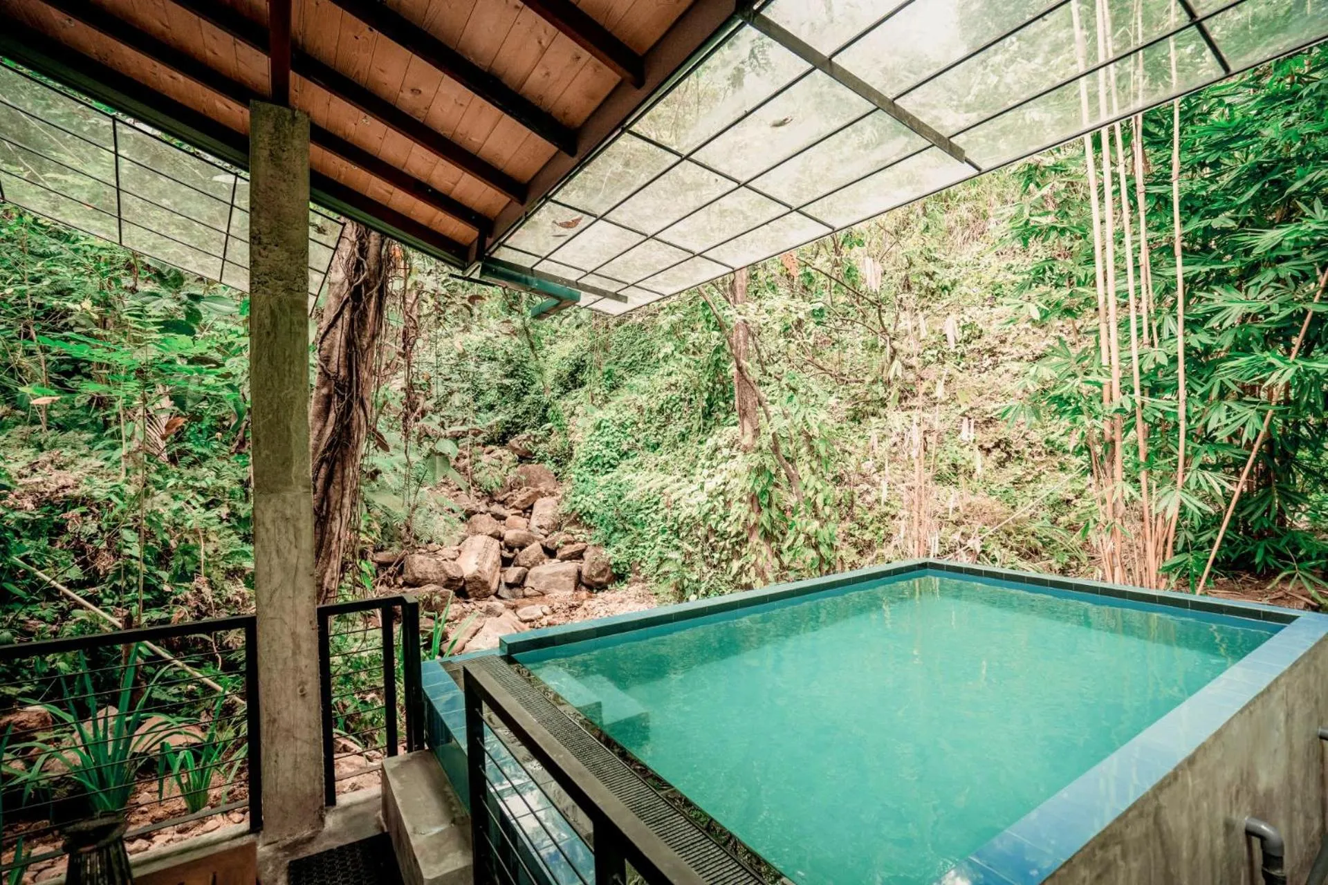 Pool view in Arsulana Eco Lodge & Spa