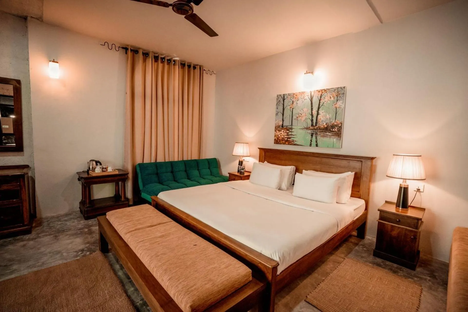 Bed in Arsulana Eco Lodge & Spa