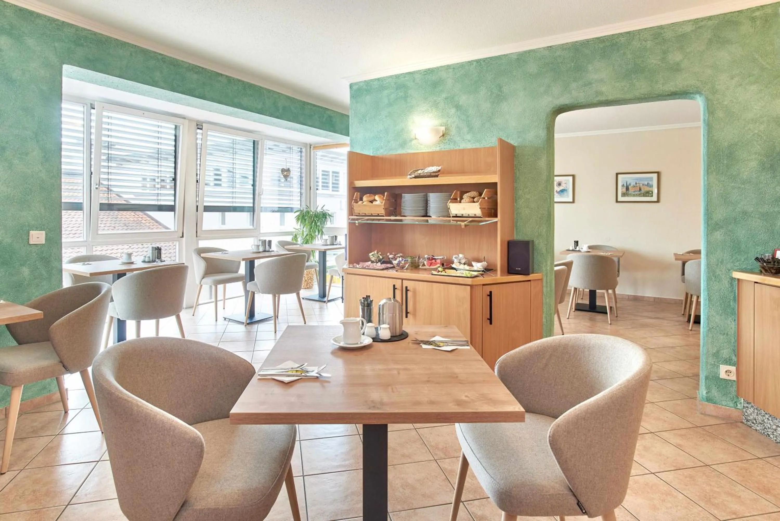 Breakfast in Apparthotel Minerva Diana Octavia