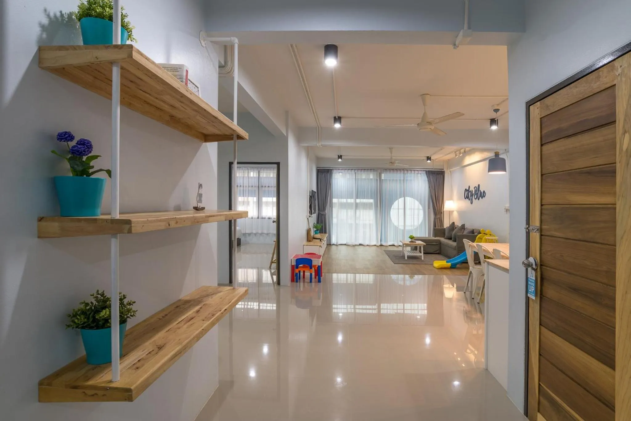 Living room in Otter House