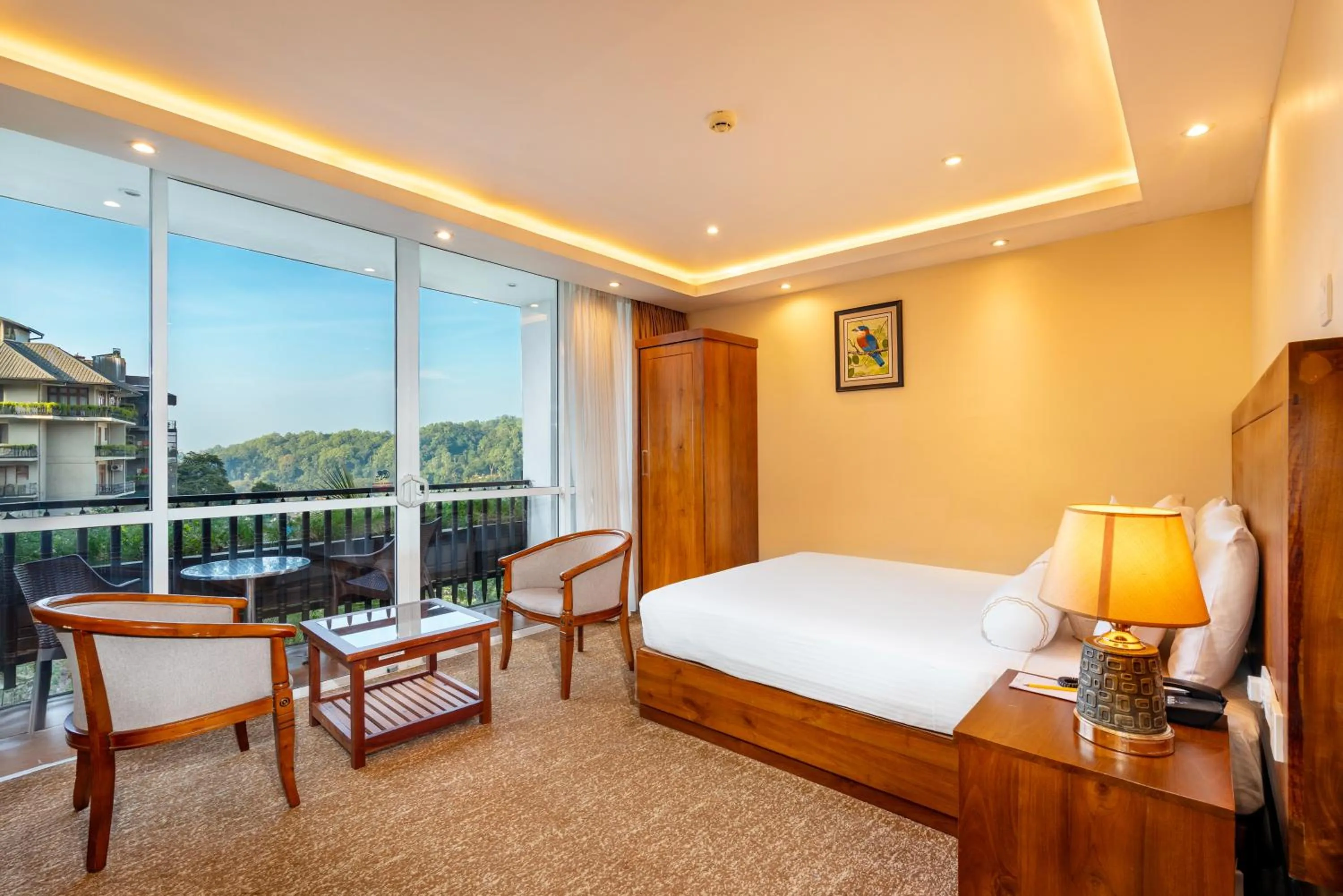 Balcony/Terrace, Bed in Serene Kandy