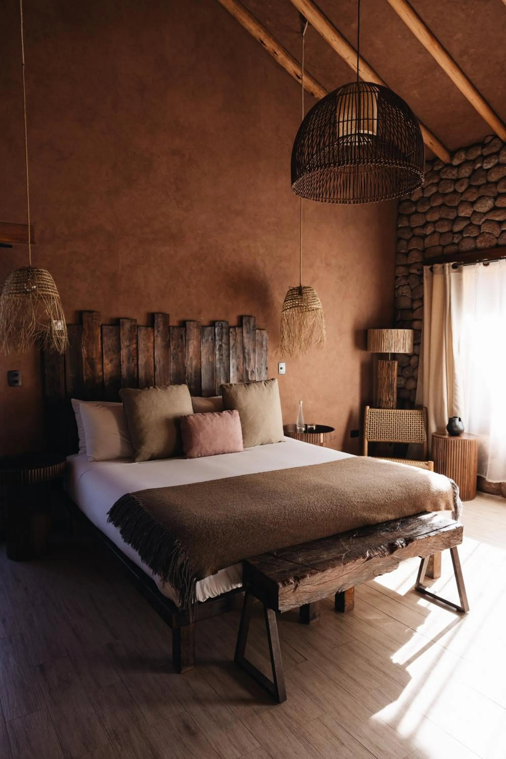 Bedroom in Our Habitas Atacama