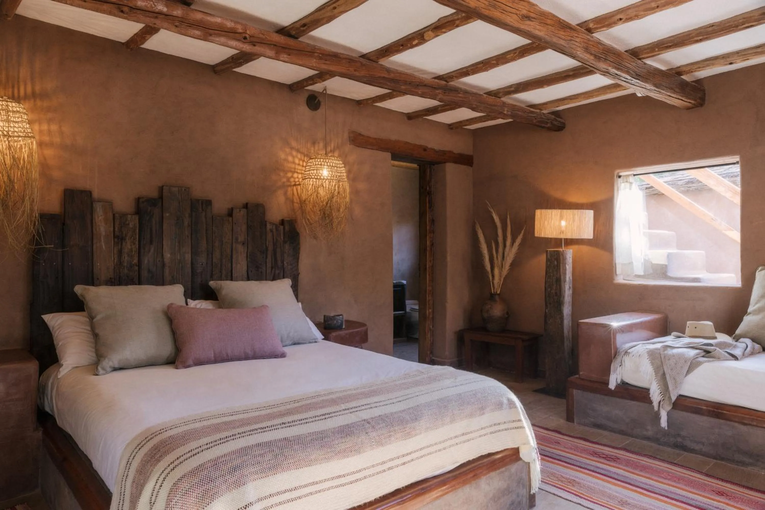 Bed in Our Habitas Atacama