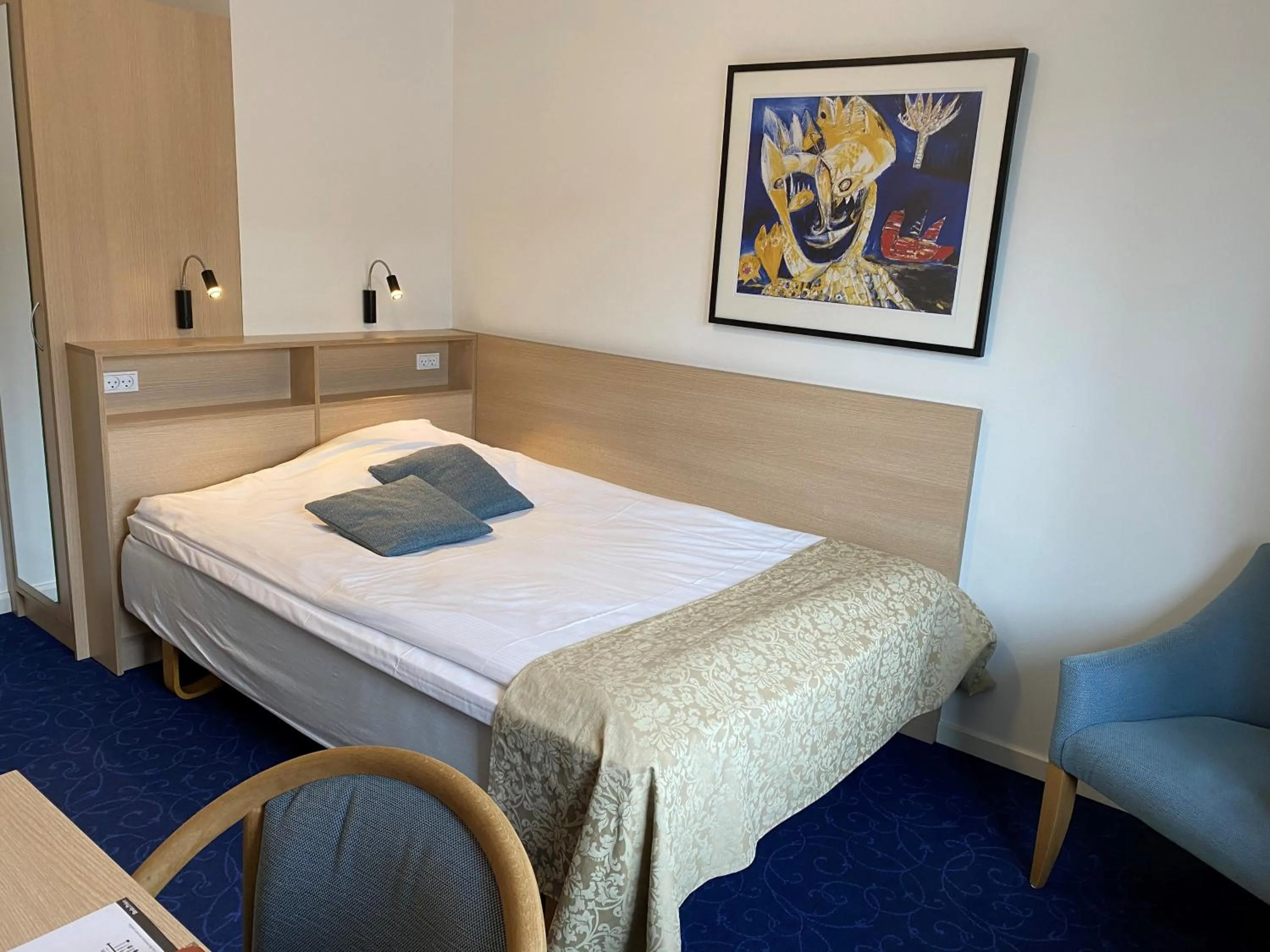 Bed in Herning City Hotel