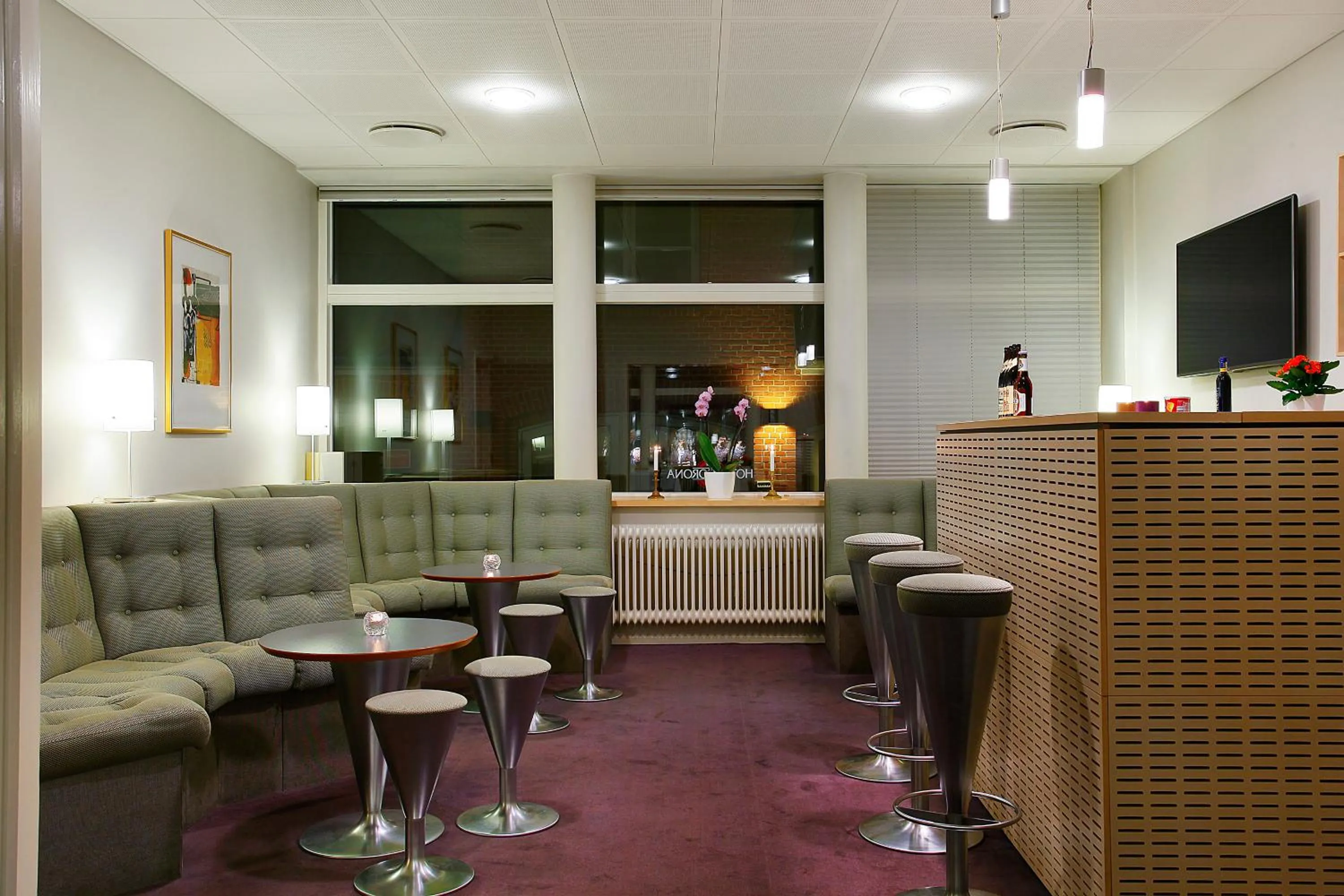 Lounge or bar in Herning City Hotel
