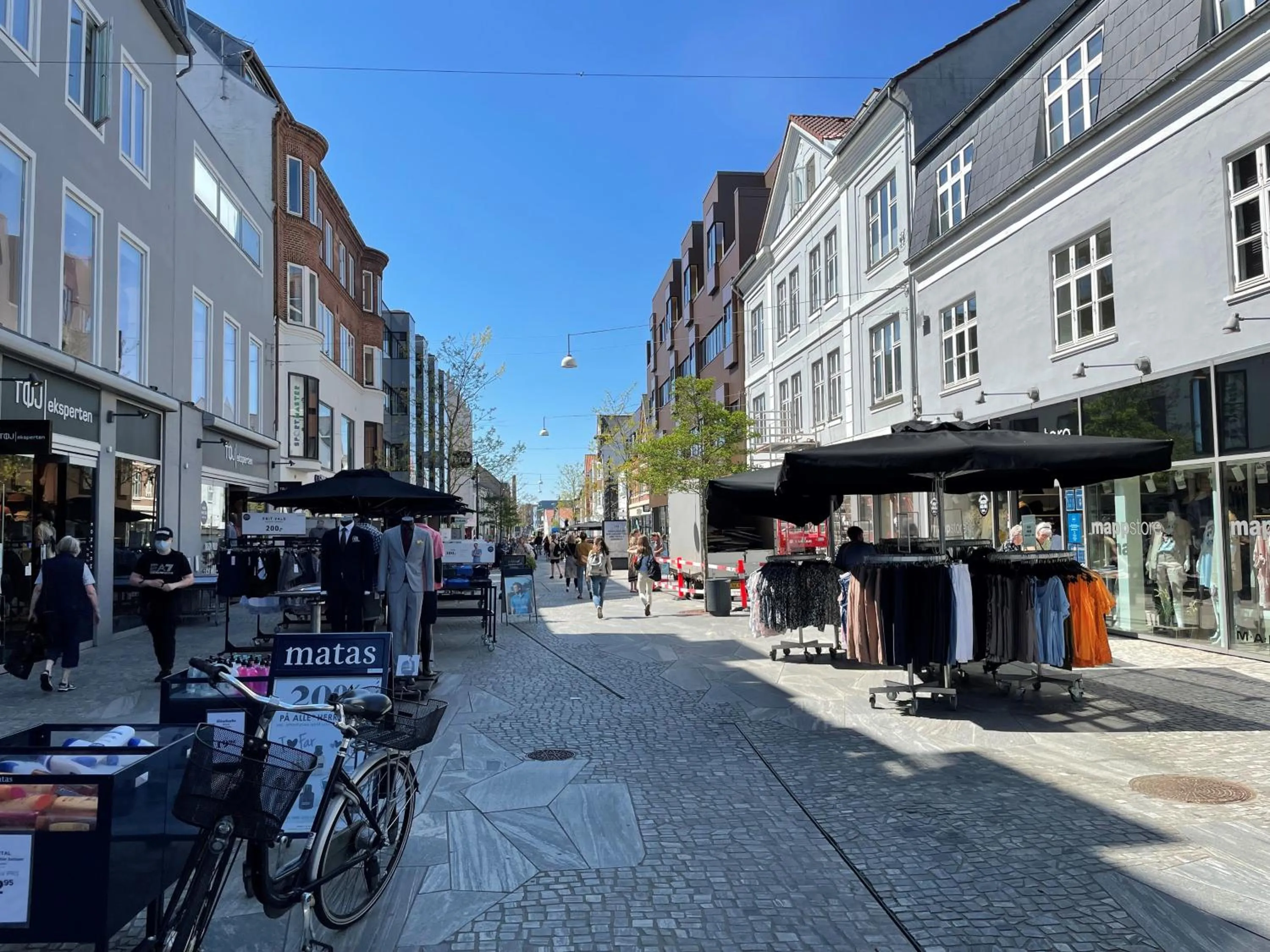Quiet street view in Herning City Hotel