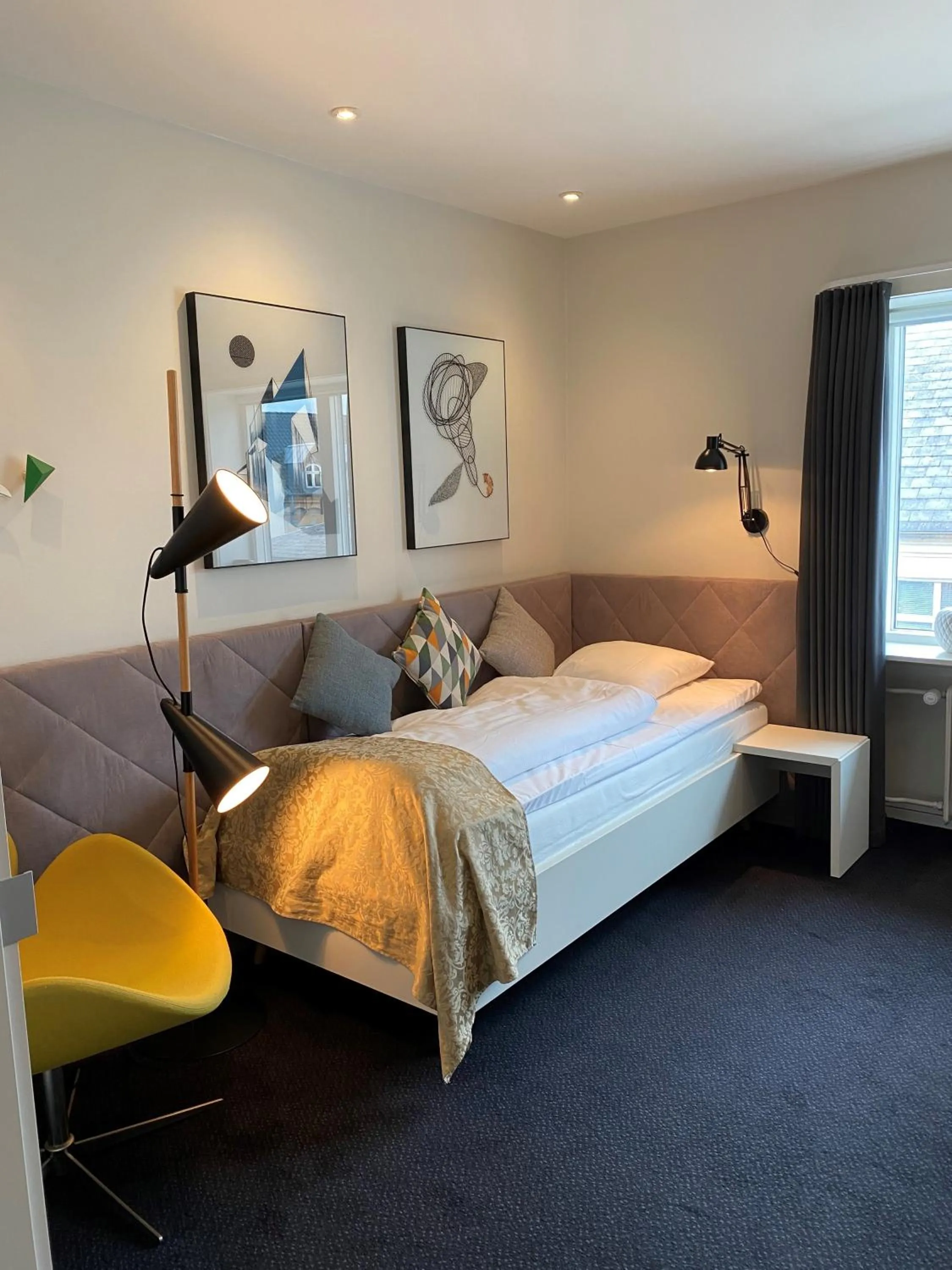 Bed in Herning City Hotel