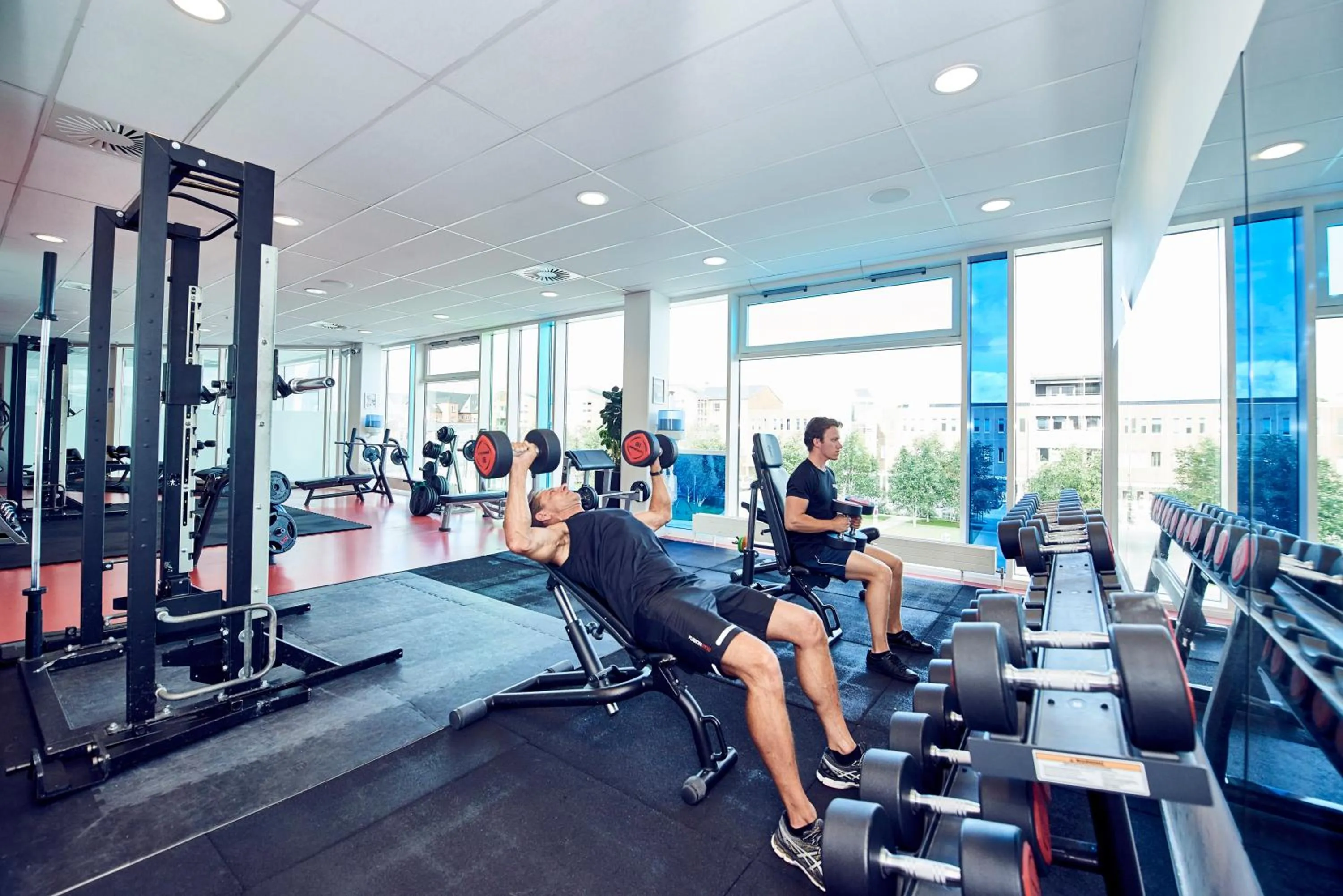 Fitness centre/facilities in Herning City Hotel