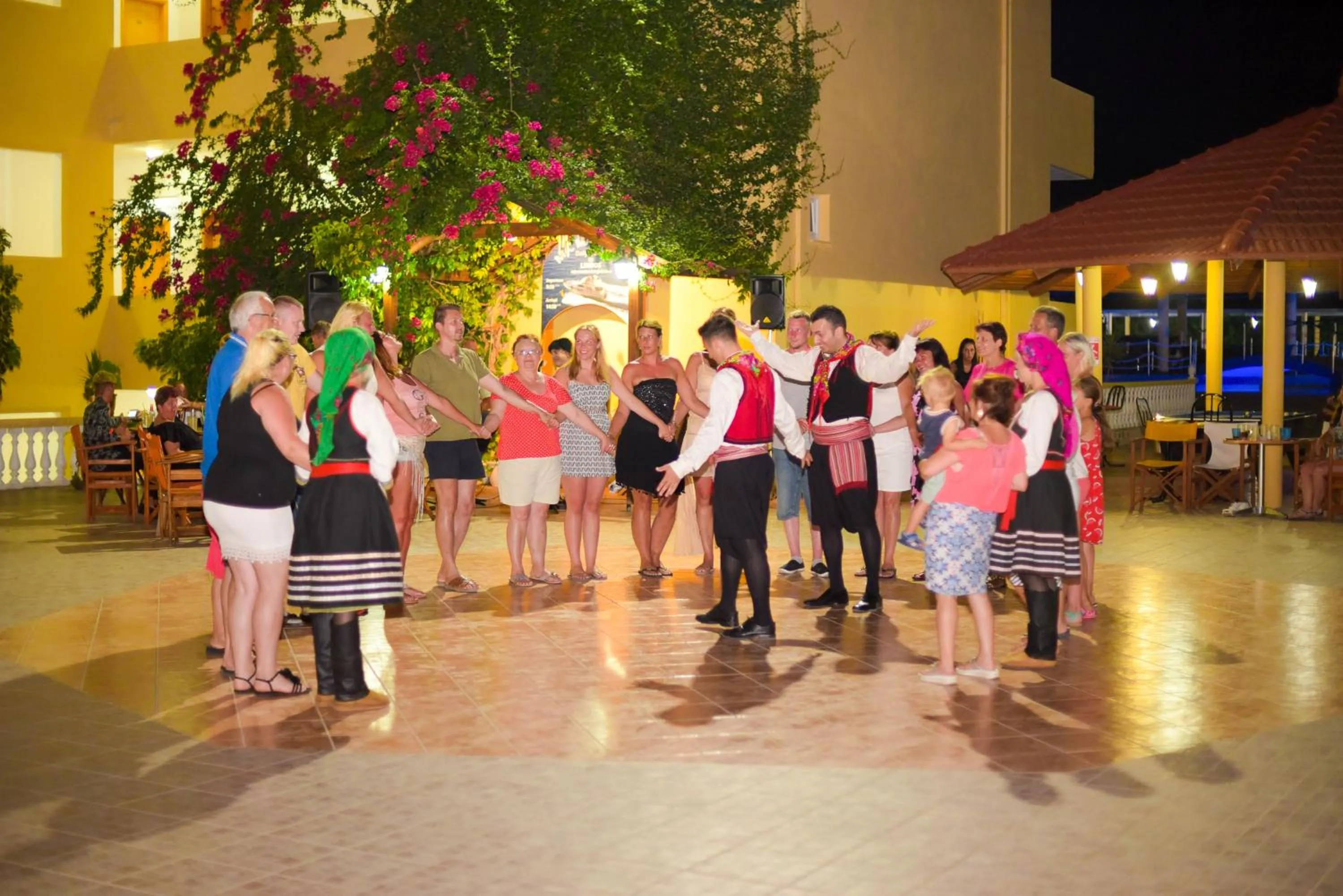 Evening entertainment in Fantasy Hotel