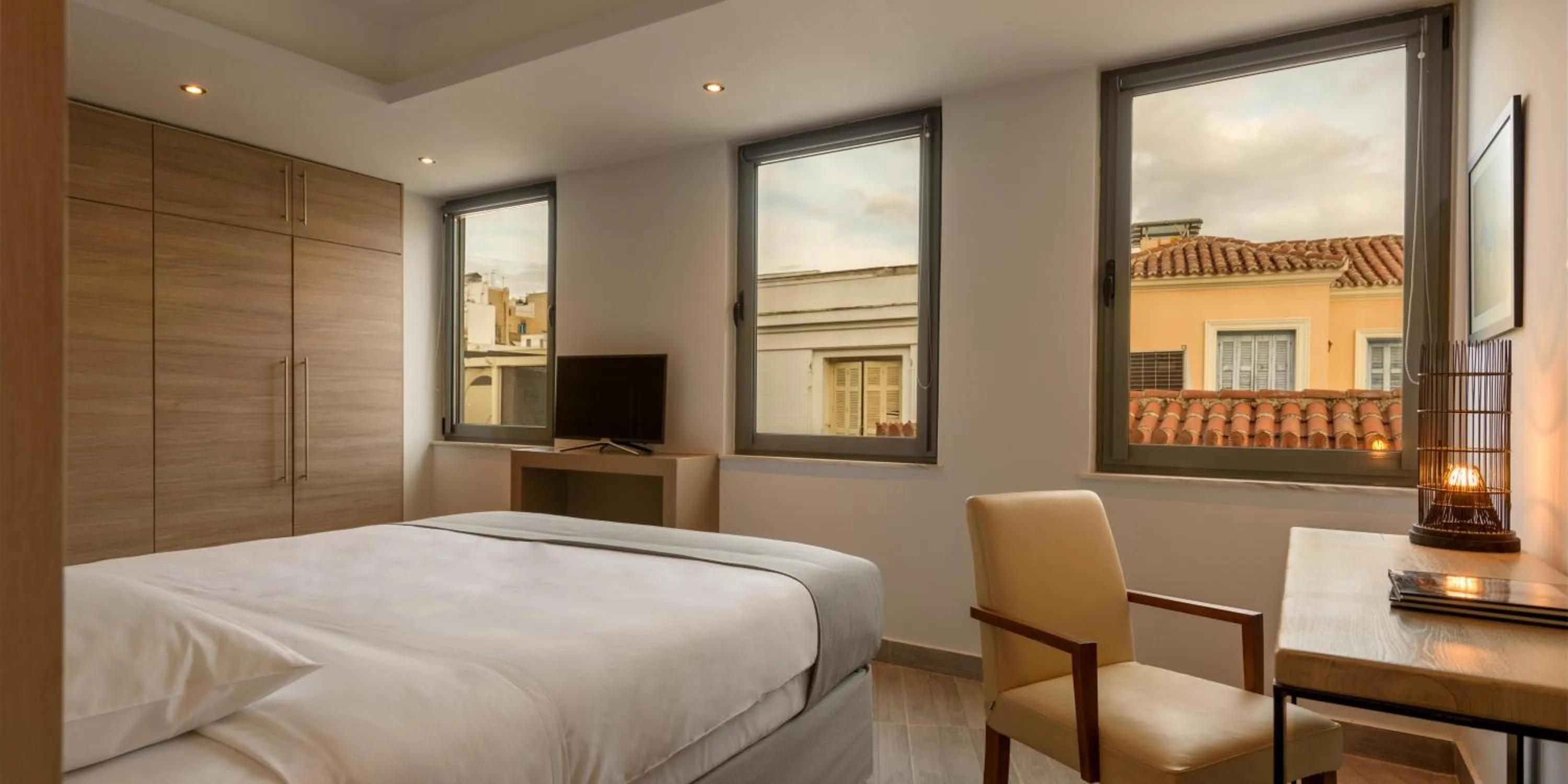 Decorative detail, Bed in Fos Residential Apartments