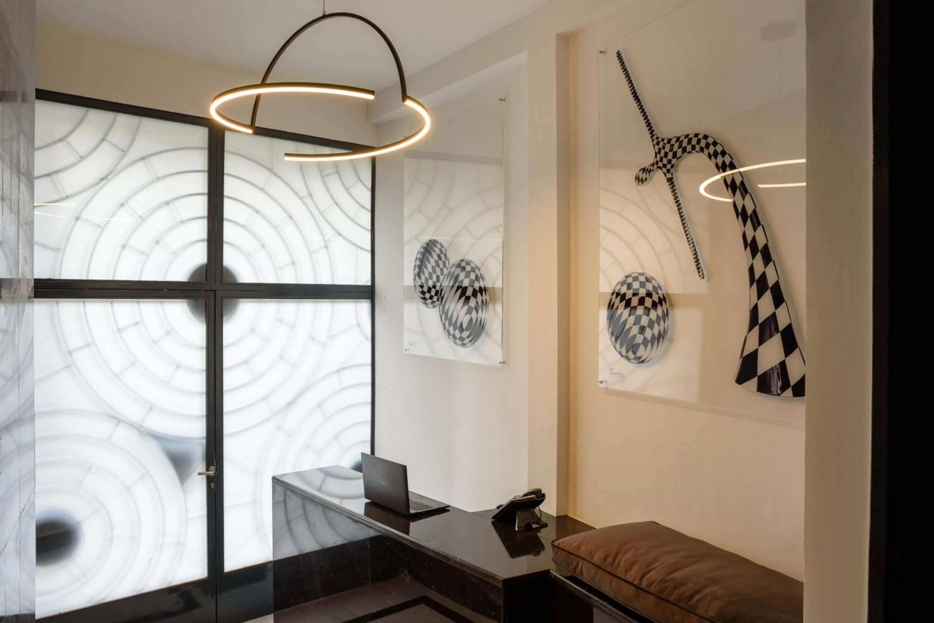 Lobby or reception in Fos Residential Apartments