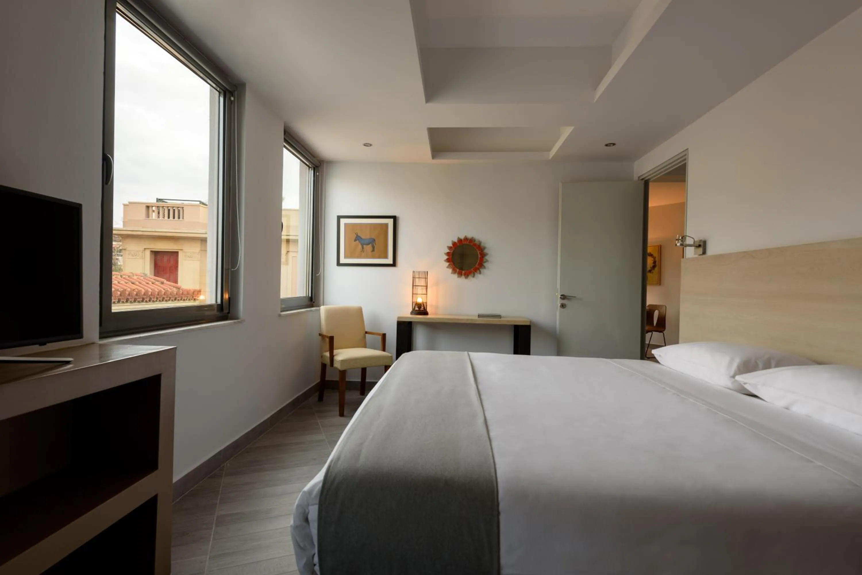 Decorative detail, Bed in Fos Residential Apartments