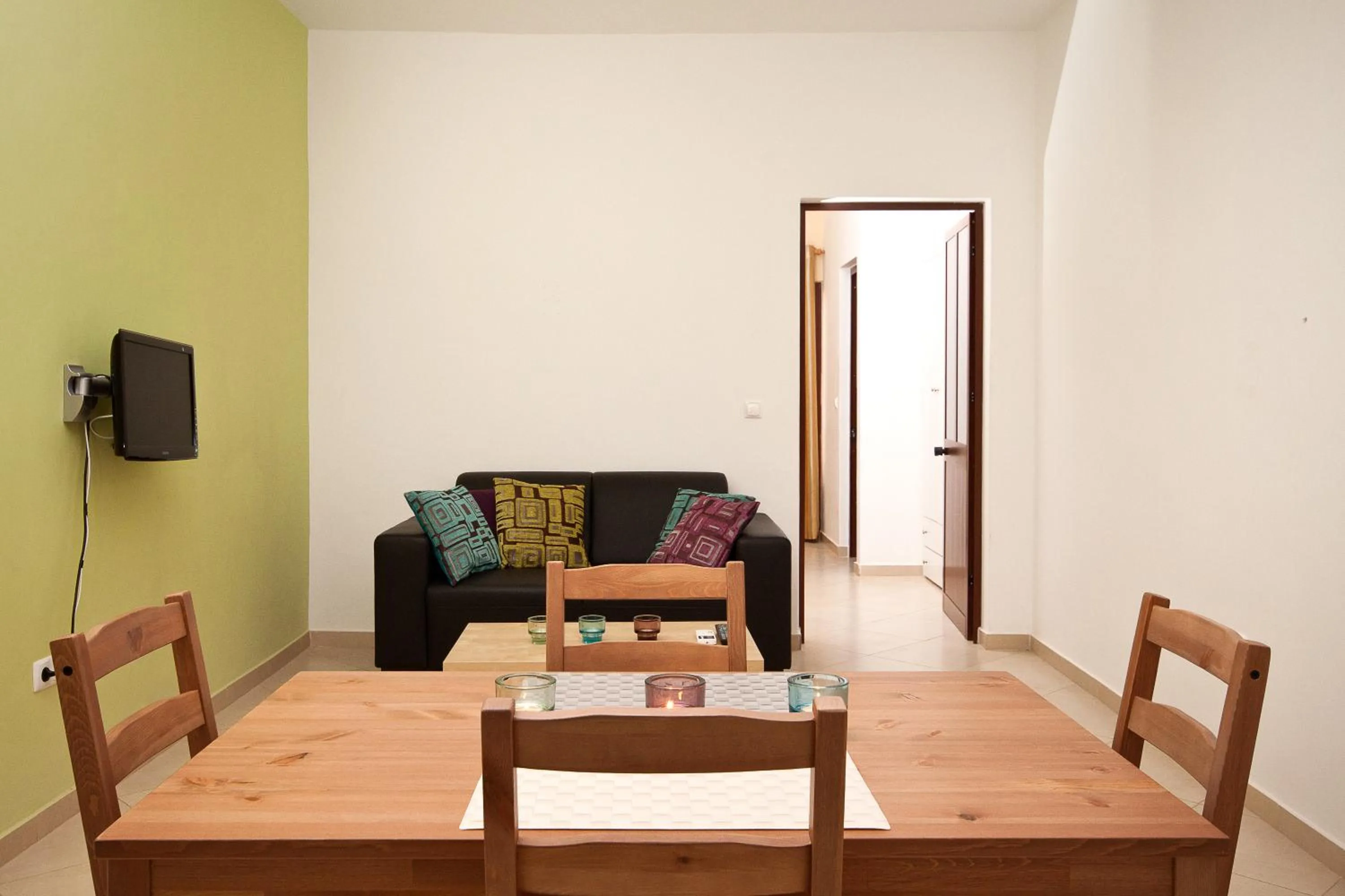 Kitchen or kitchenette in Aparthotel Praiano