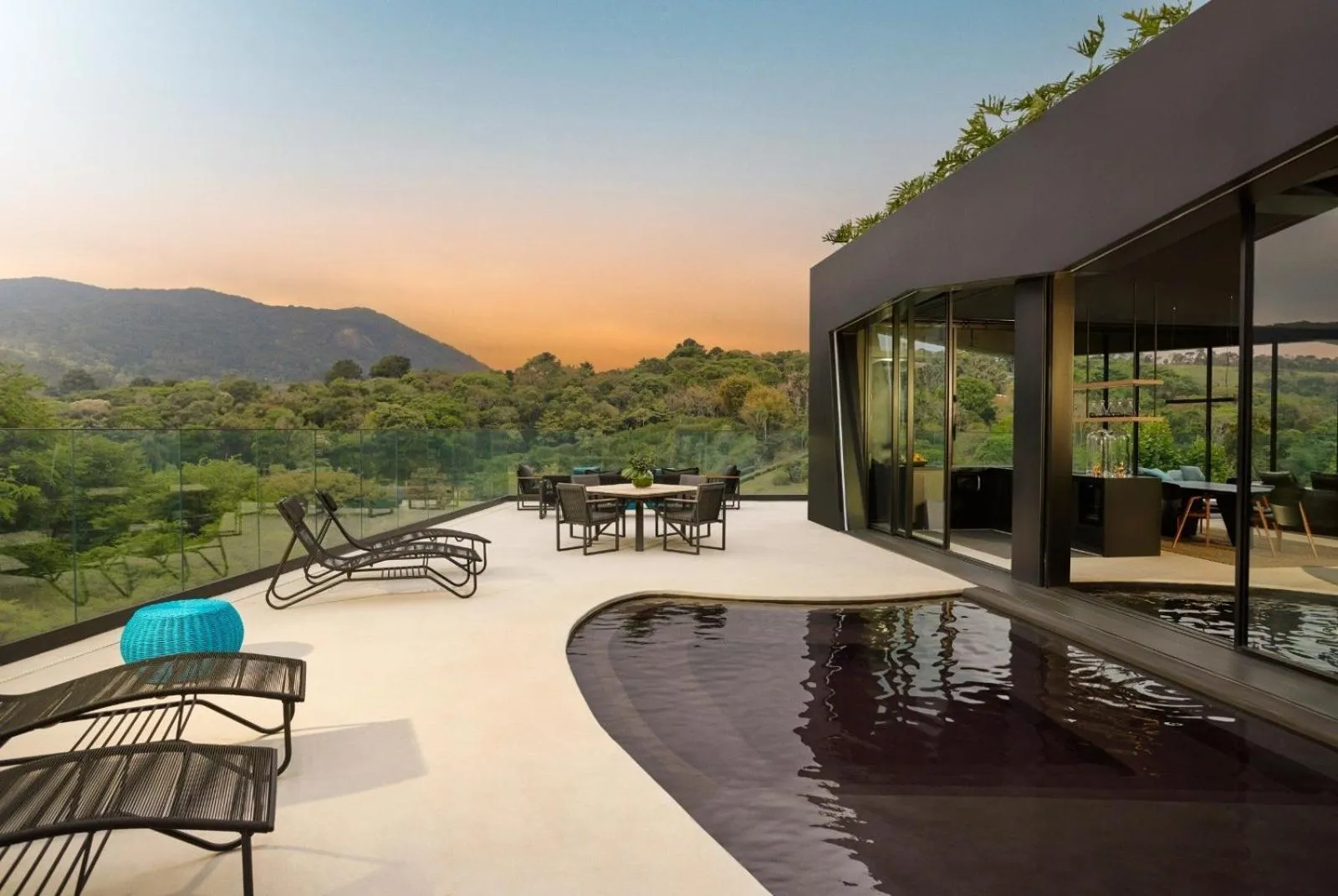 Day in Unique Garden