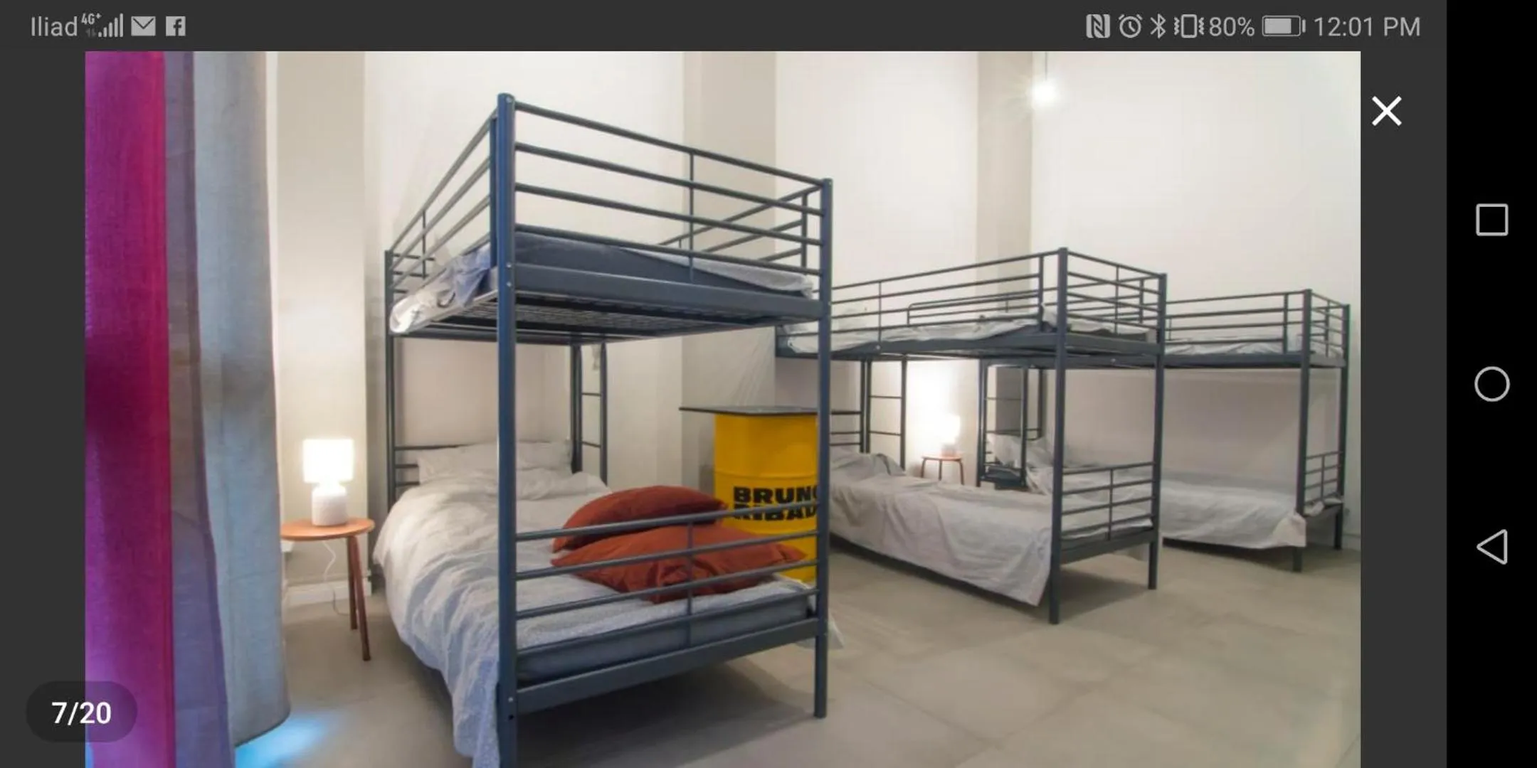 bunk bed in Hostelleria