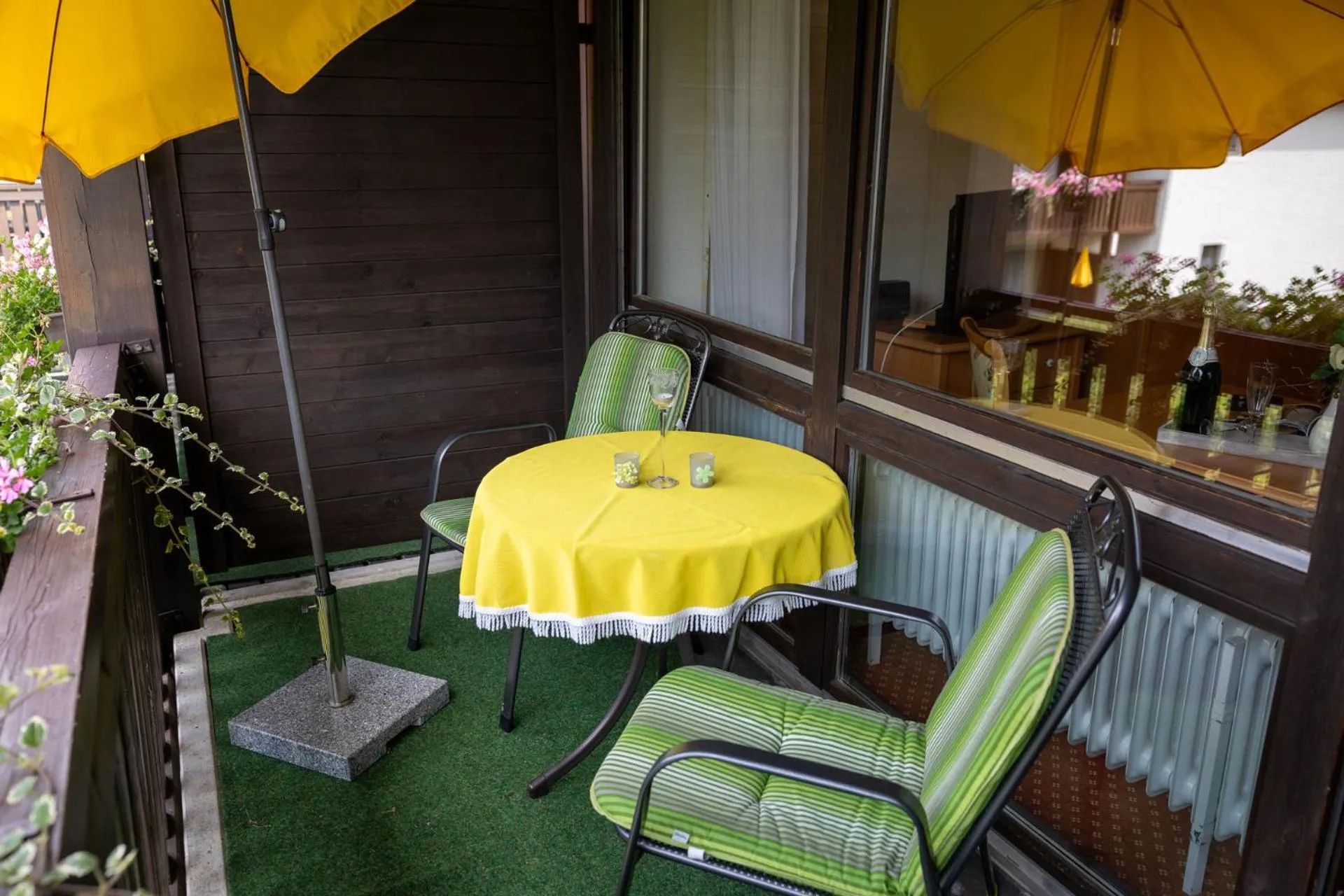 Balcony/Terrace in Hotel Sonnenhof