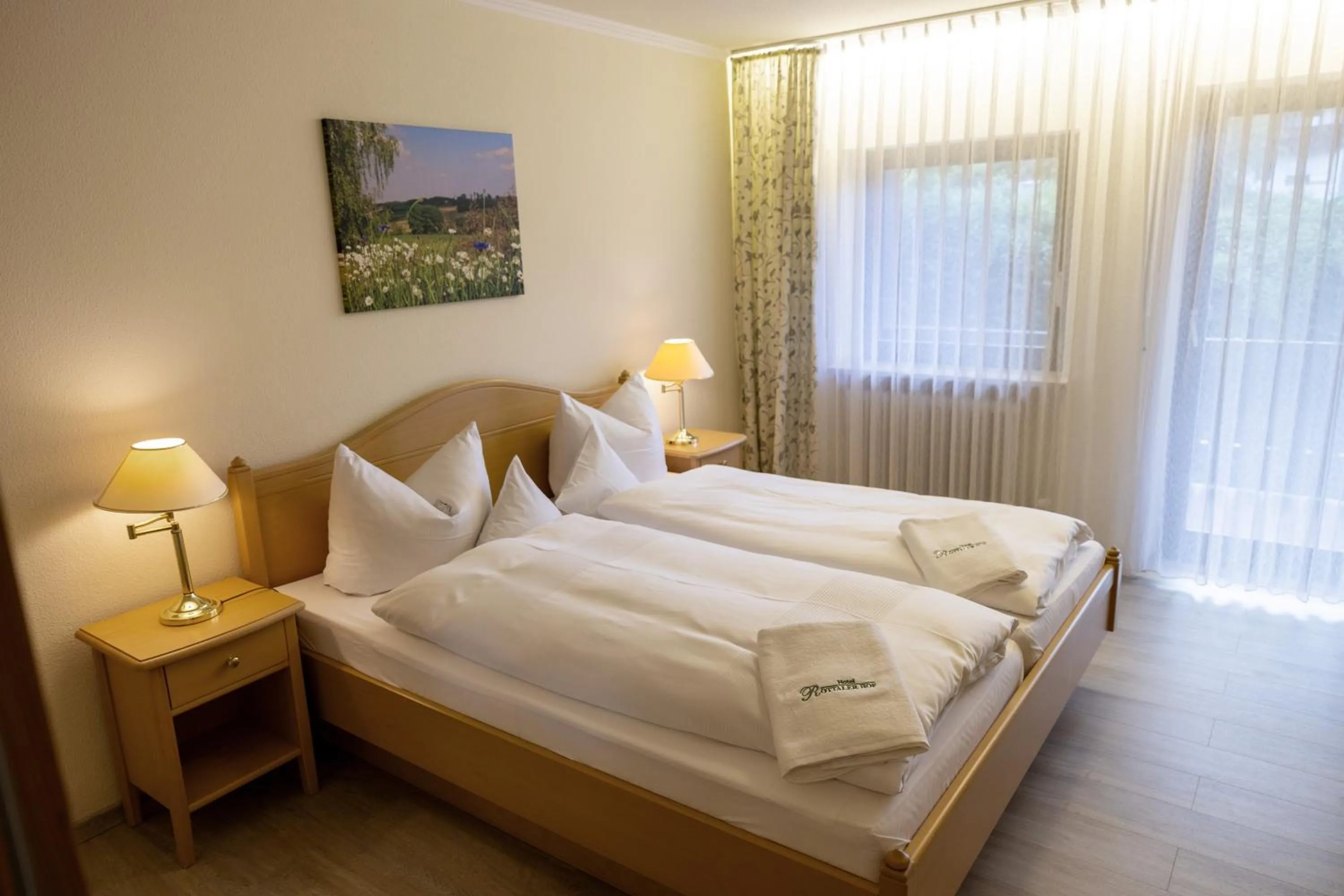 Bedroom, Bed in Hotel Sonnenhof