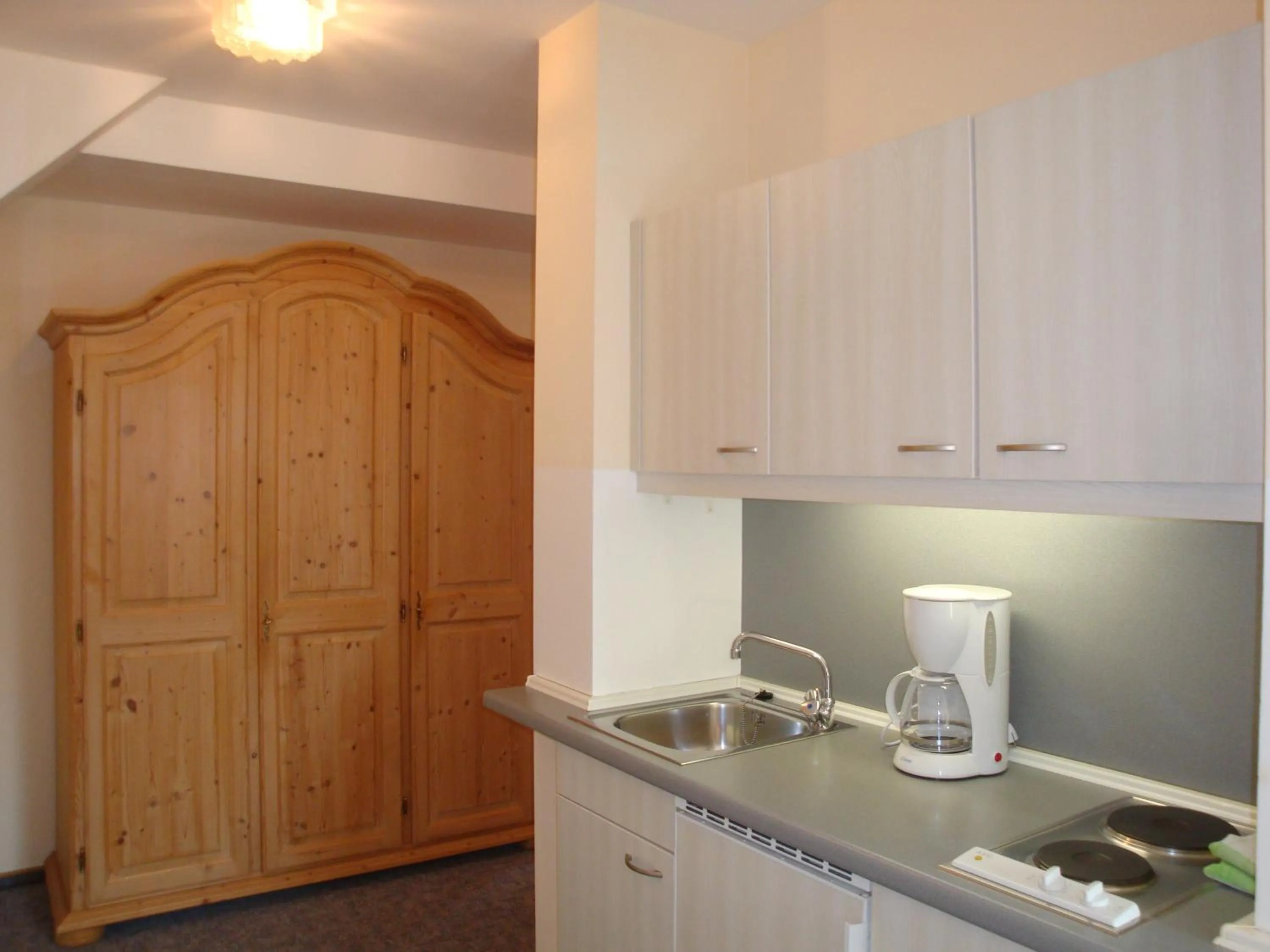 Kitchen or kitchenette in Hotel Sonnenhof