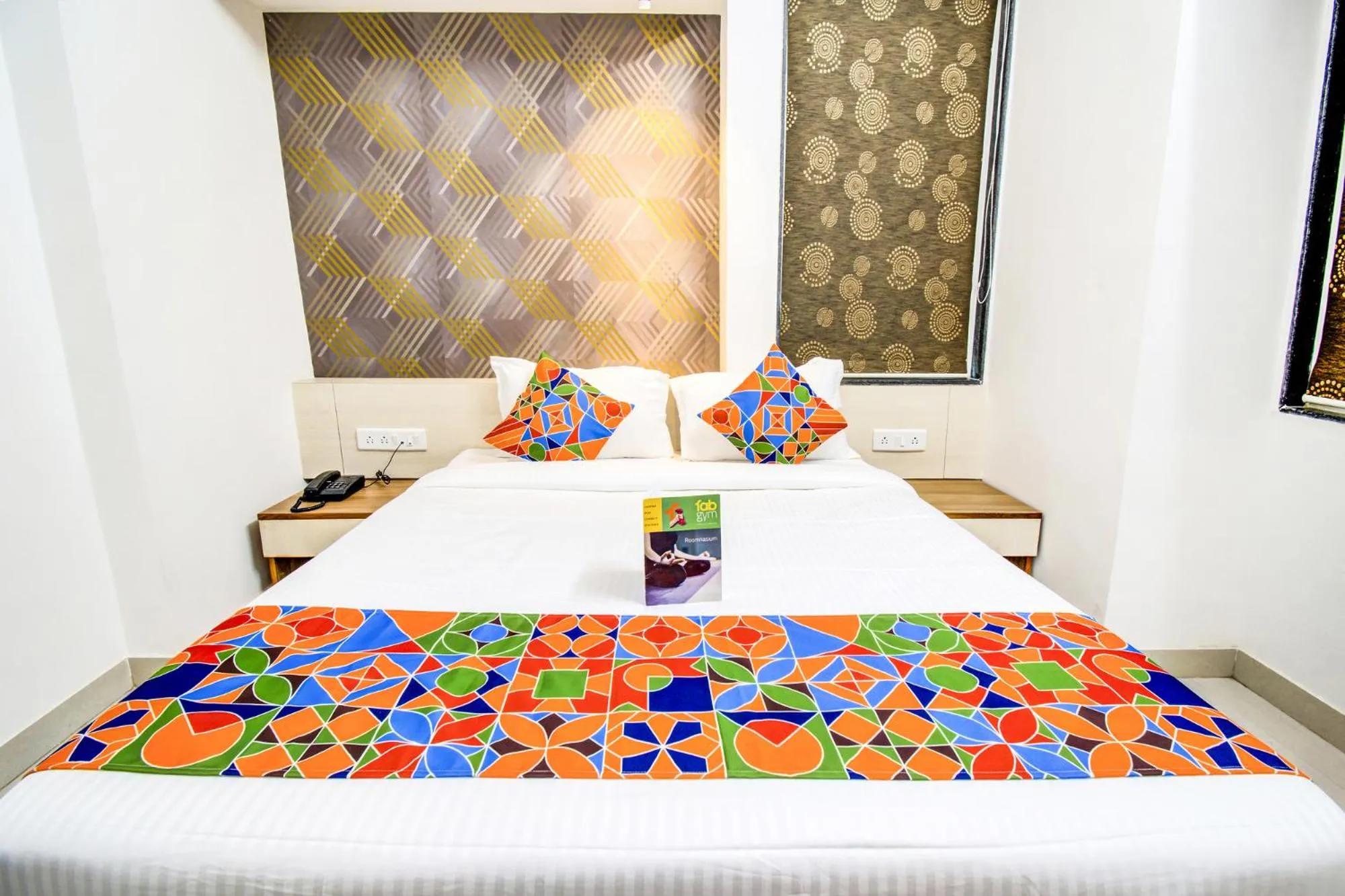 Bed in FabHotel Marvel Bliss - Nr Trump Towers