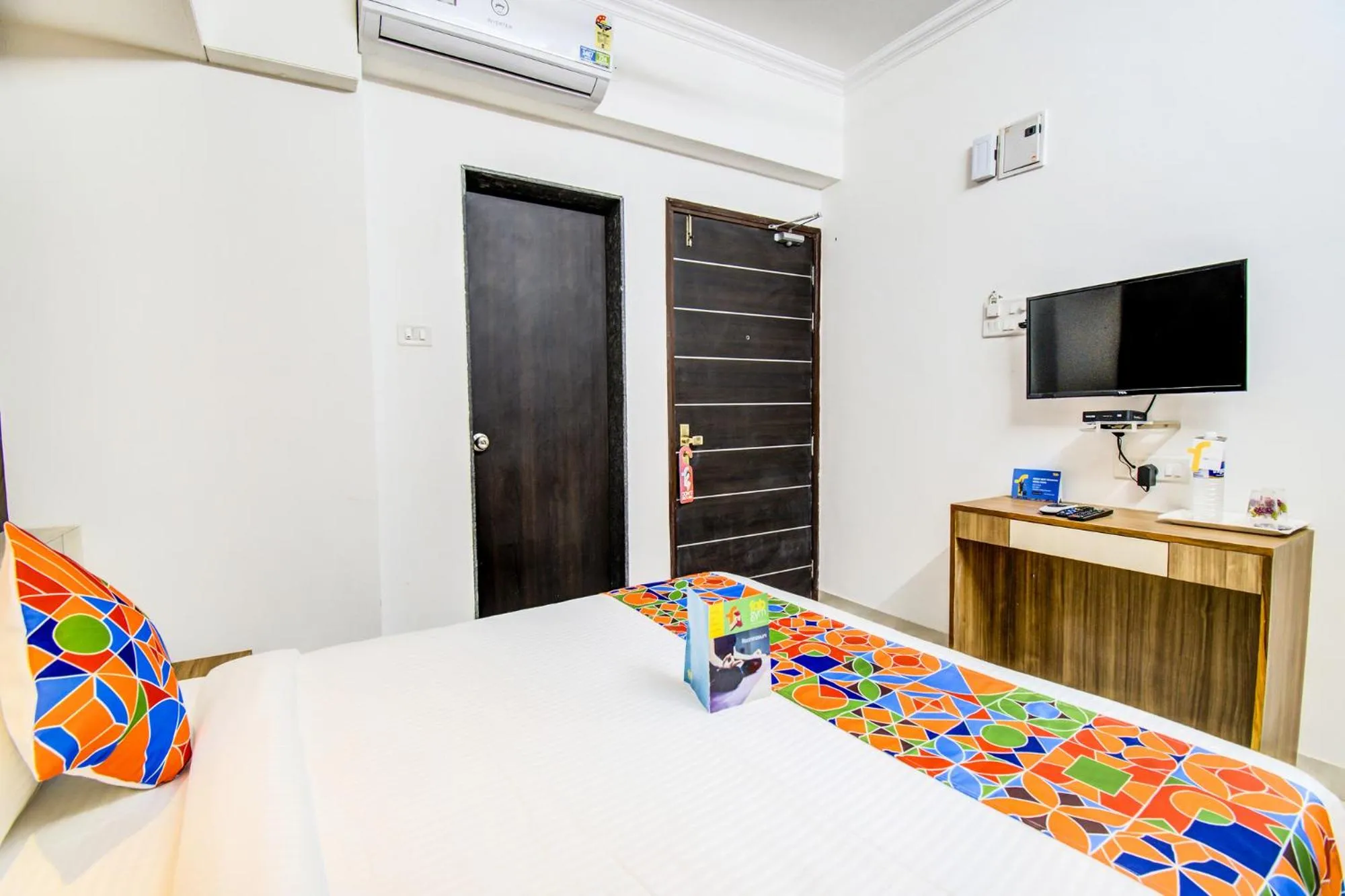 Bed in FabHotel Marvel Bliss - Nr Trump Towers