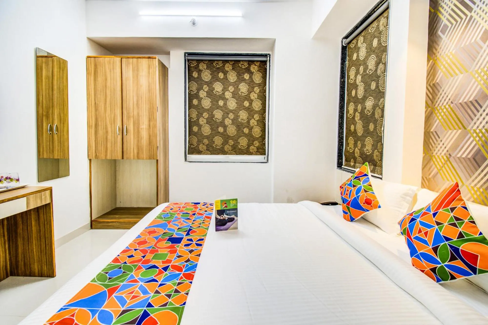 Bed in FabHotel Marvel Bliss - Nr Trump Towers