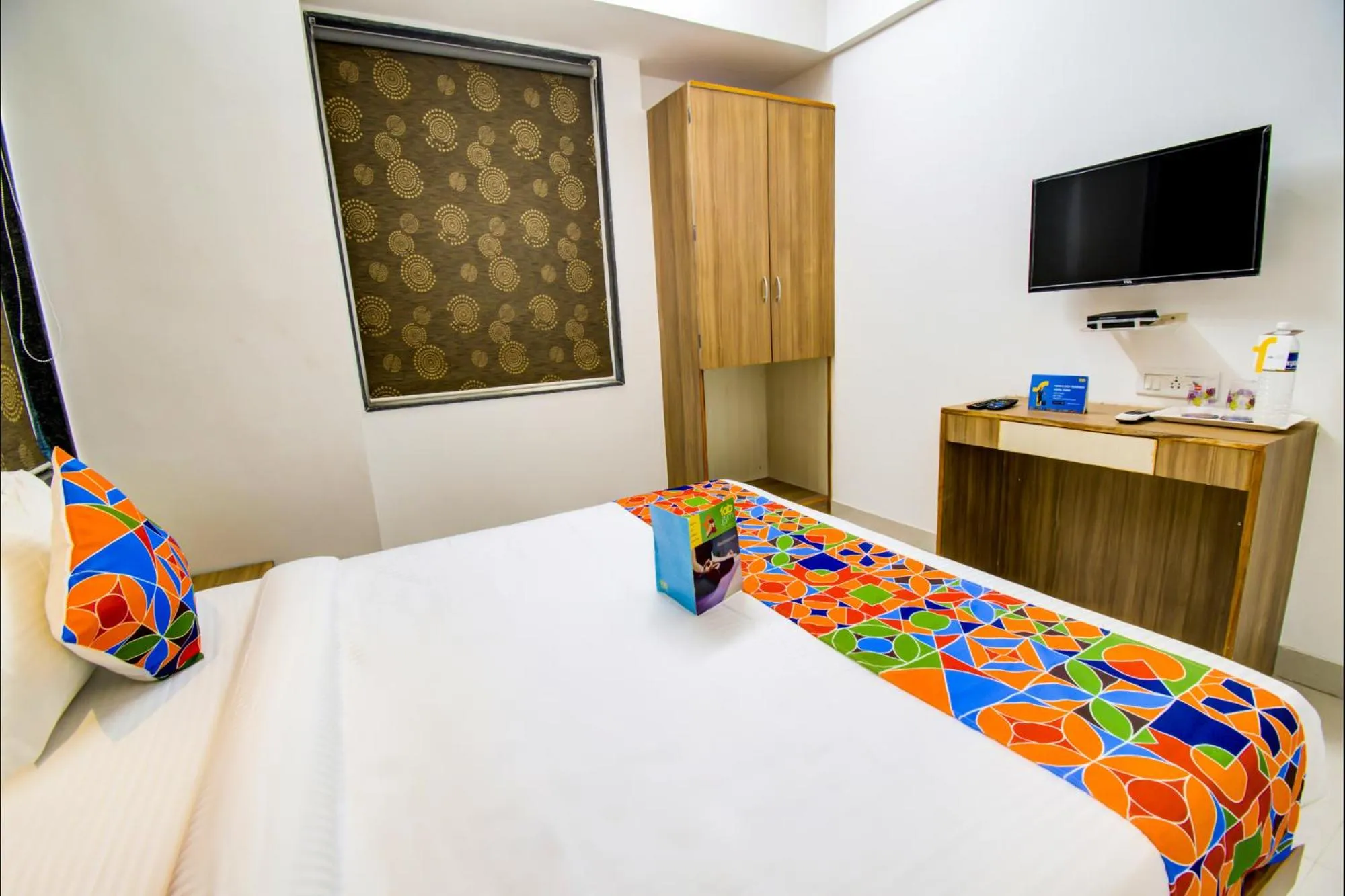 Bed in FabHotel Marvel Bliss - Nr Trump Towers