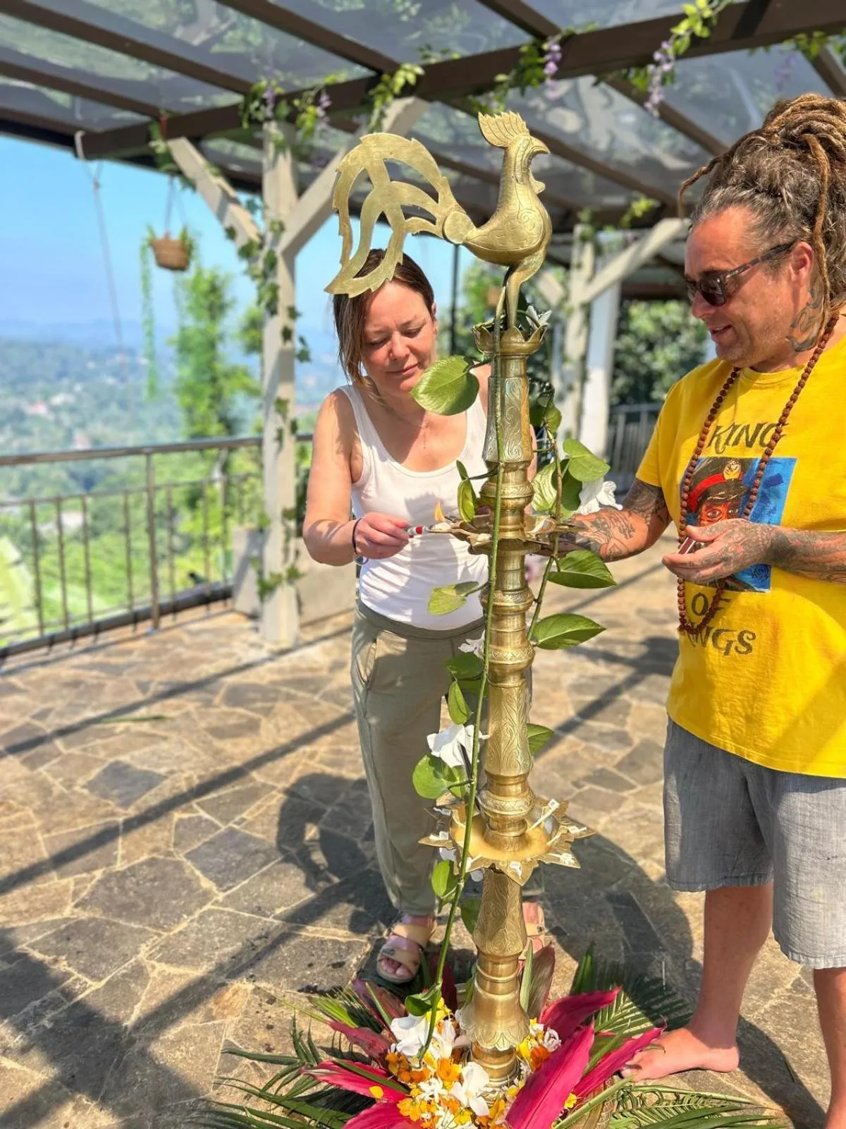 Balcony/Terrace in Lotus Villa Kandy