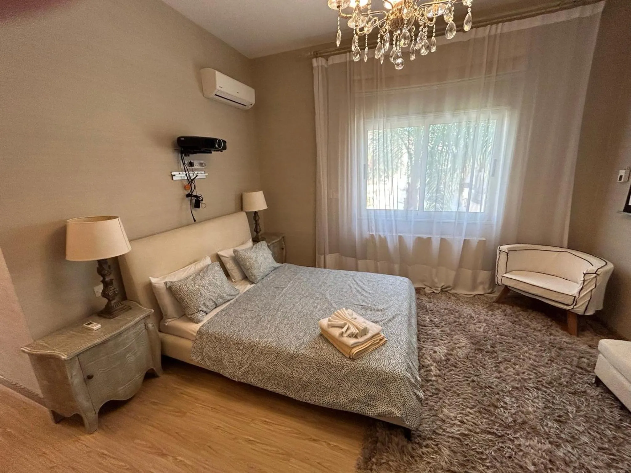 Bed in SeaView 6 Bedroom Villa & Private Pool