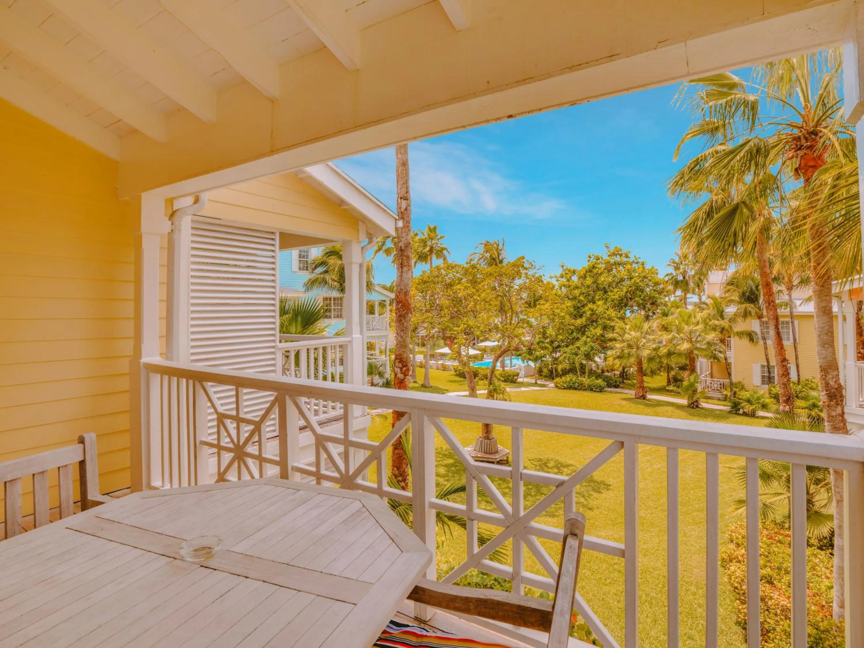 Patio in Valentines Resort & Marina