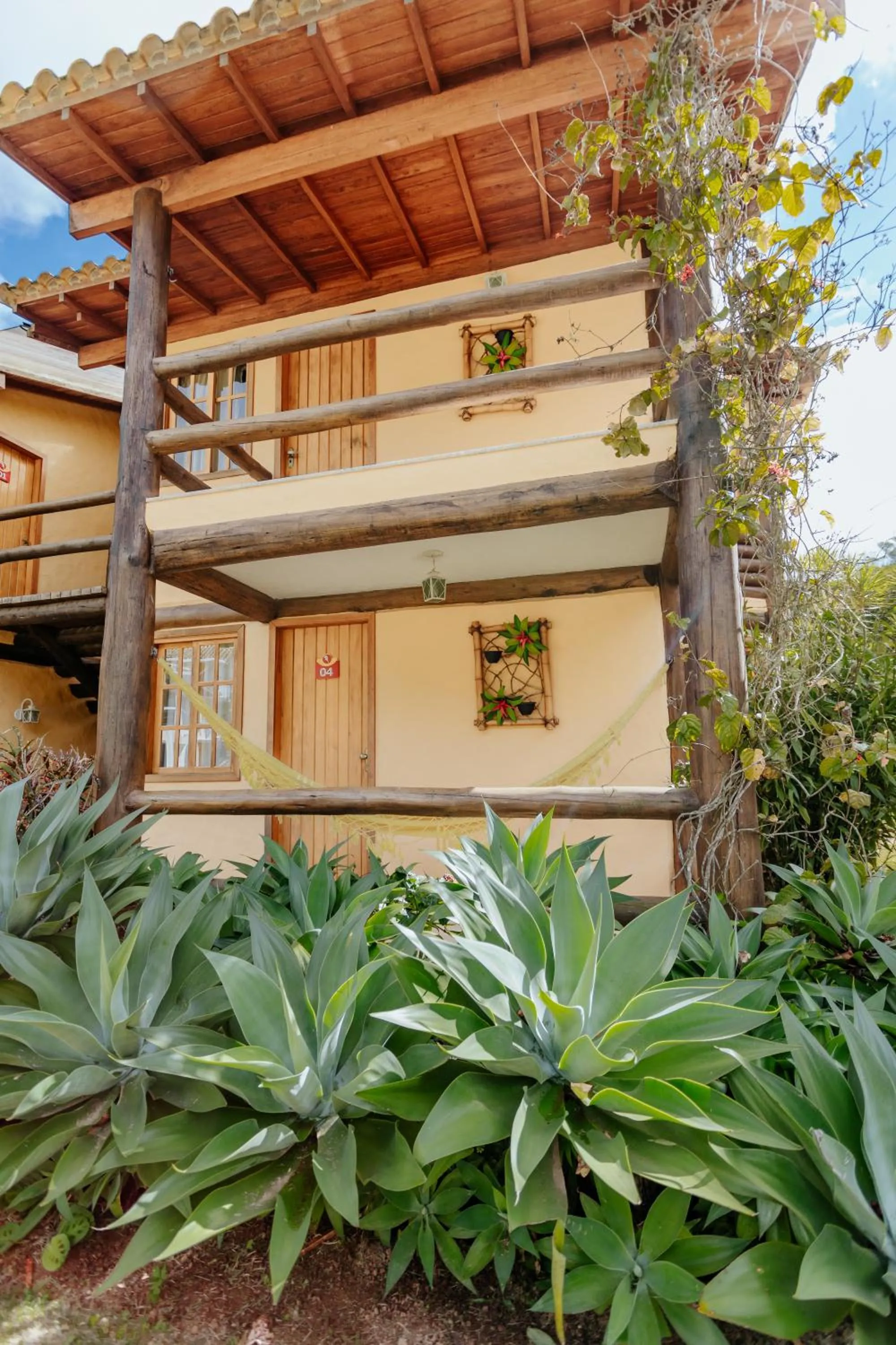 Balcony/Terrace in Pousada Cantagalo