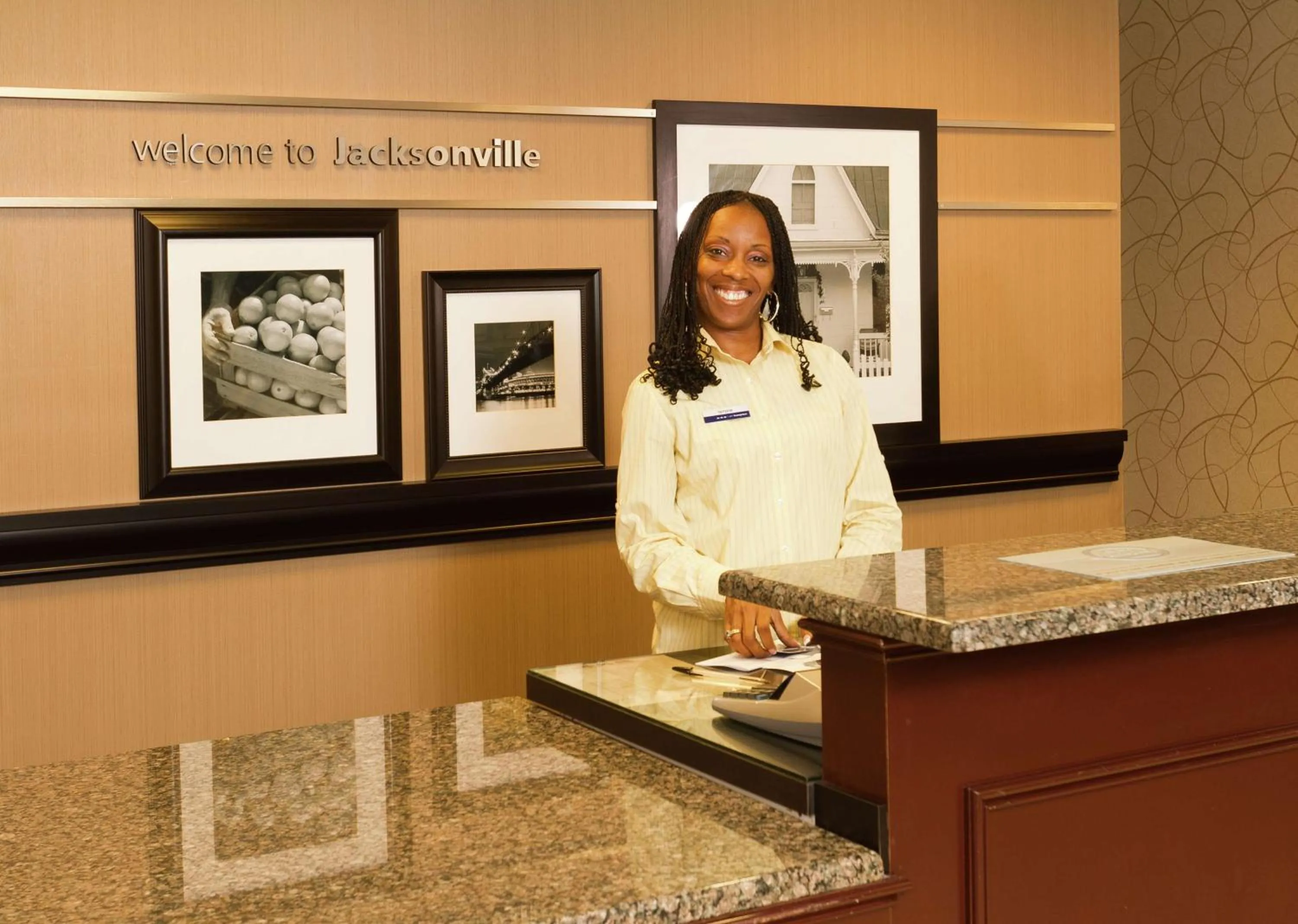 Lobby or reception in Hampton Inn & Suites Jacksonville-Airport