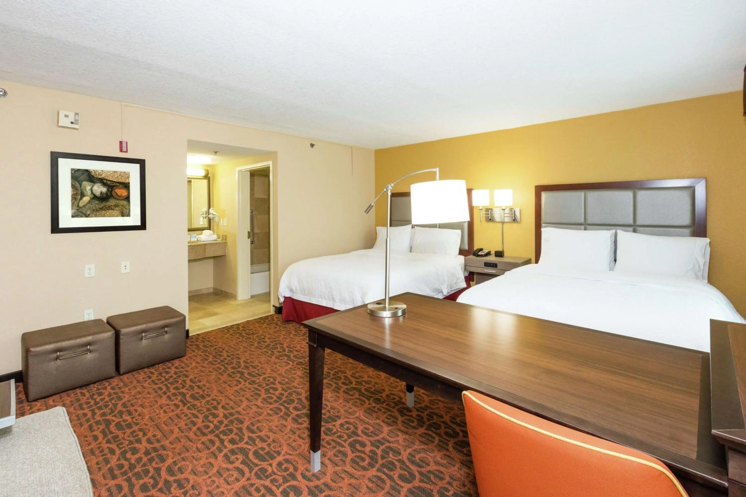 Bedroom, Bed in Hampton Inn & Suites Jacksonville-Airport