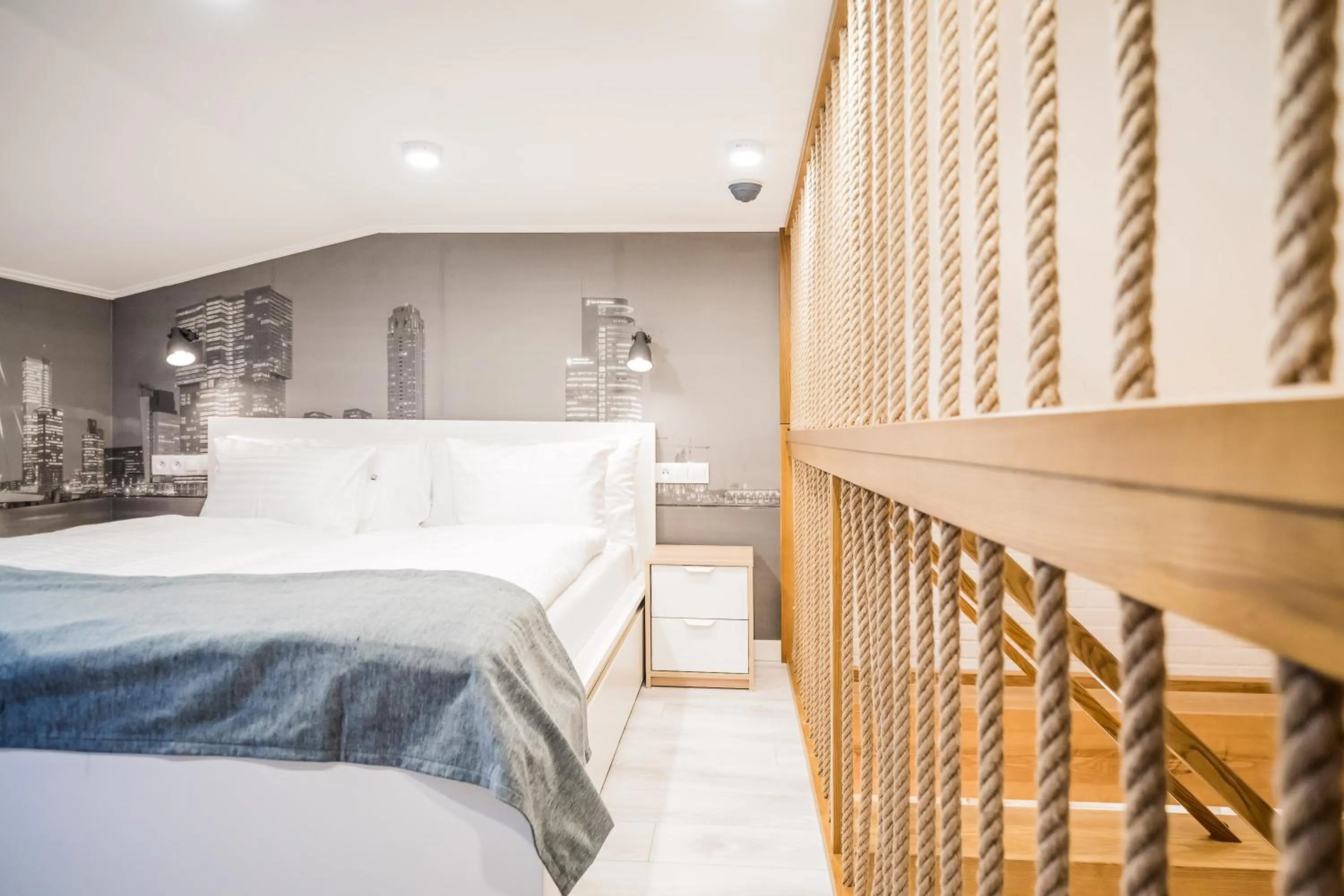 Bed in Revelton Studios Karlovy Vary