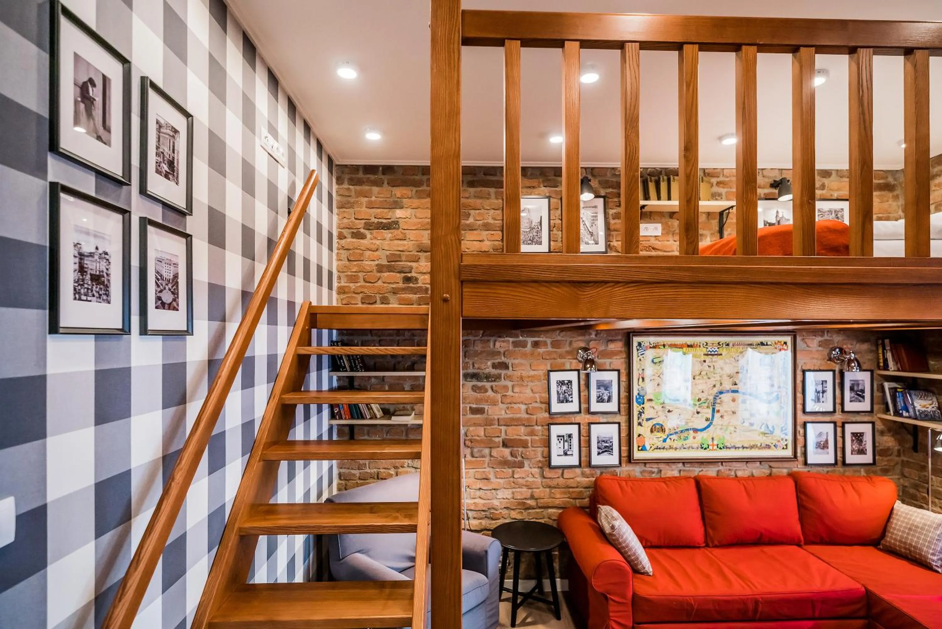 Bed in Revelton Studios Karlovy Vary