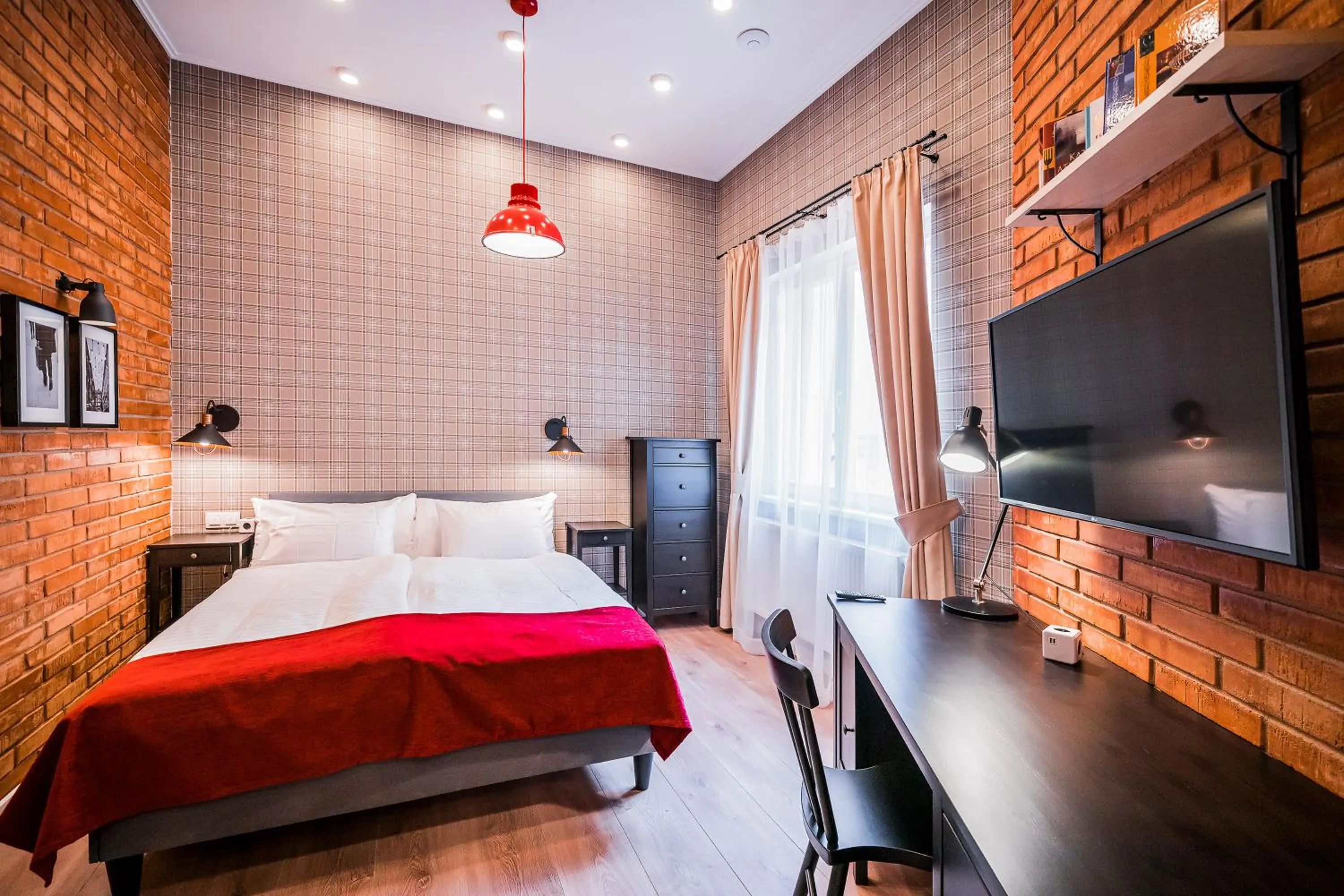 Bed in Revelton Studios Karlovy Vary