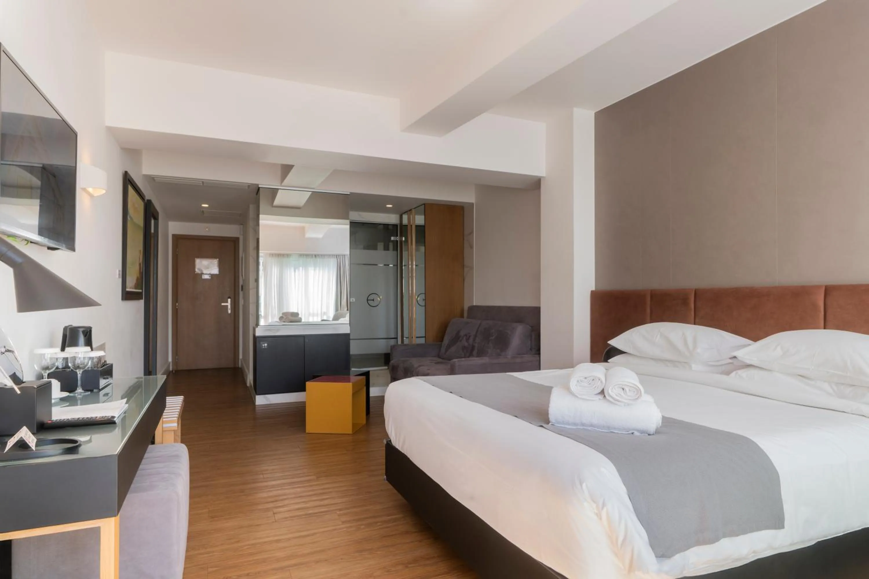 Bed in Elia Ermou Athens Hotel