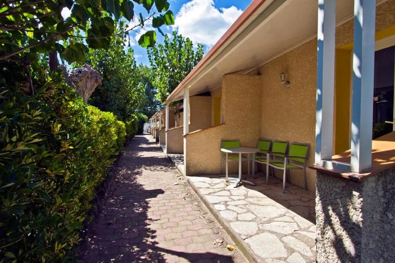 Balcony/Terrace in Hotel Myriam Vias Plage