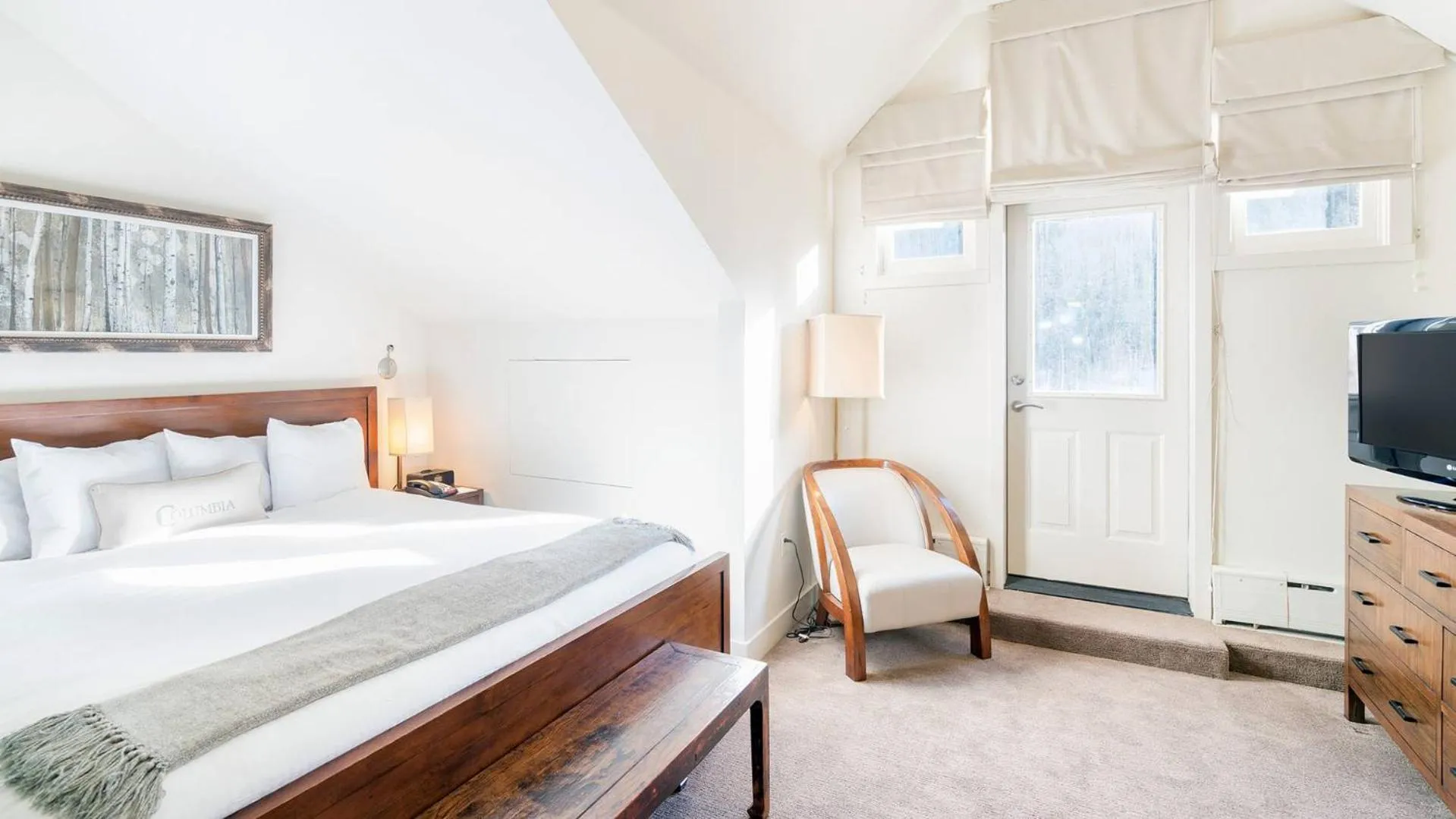 Bedroom in Hotel Columbia