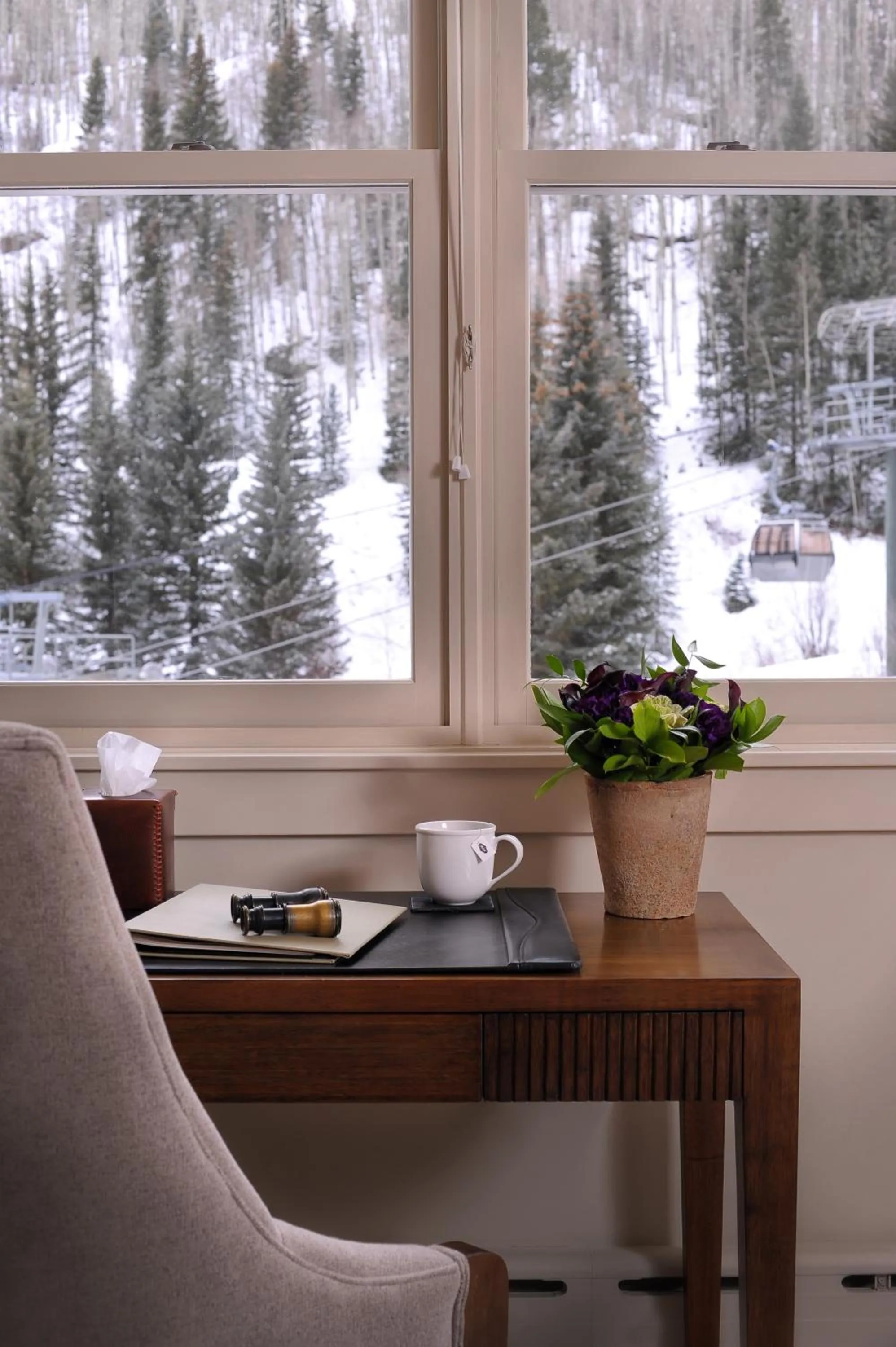 Seating area in Hotel Columbia