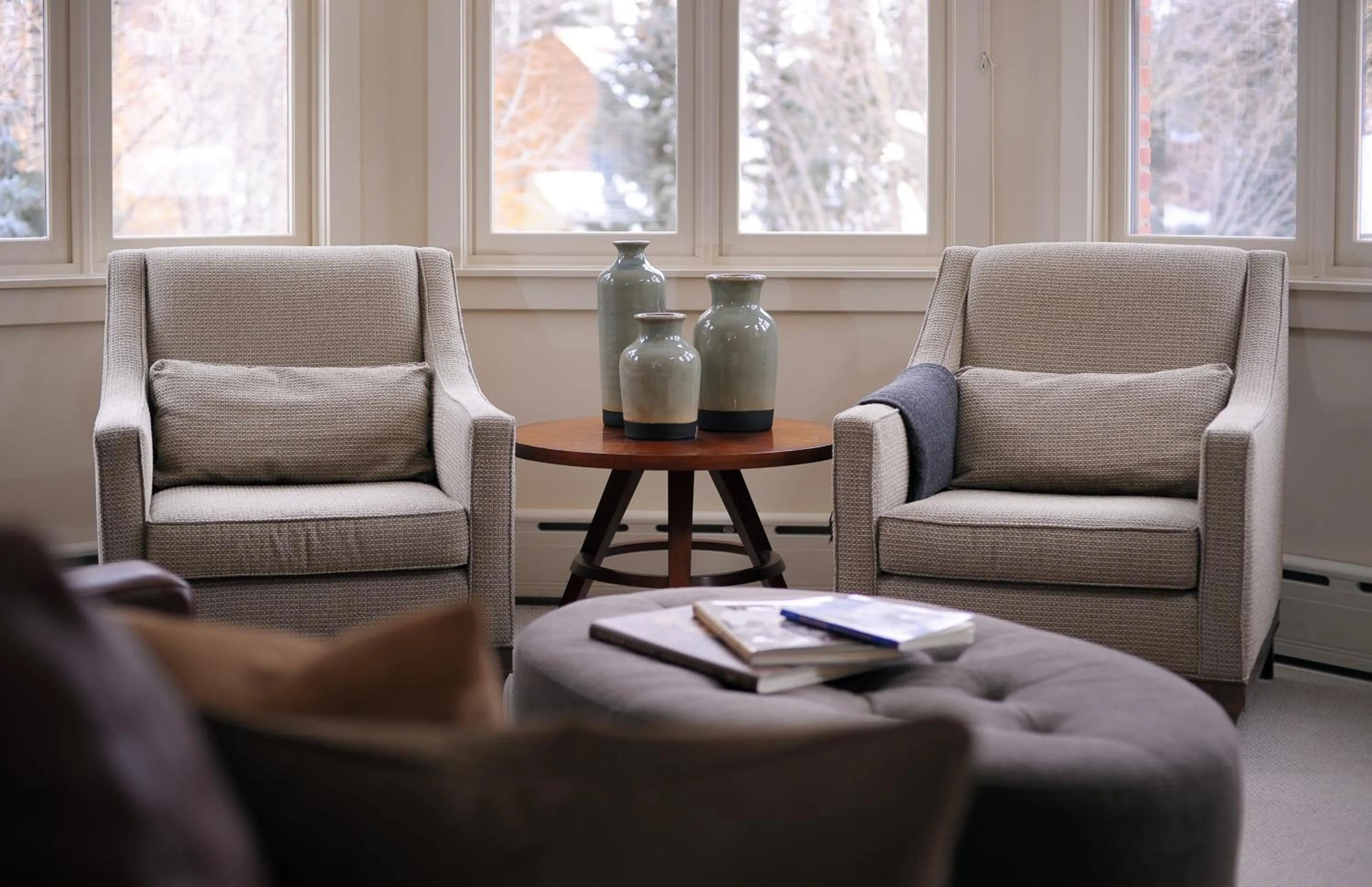 Seating area in Hotel Columbia