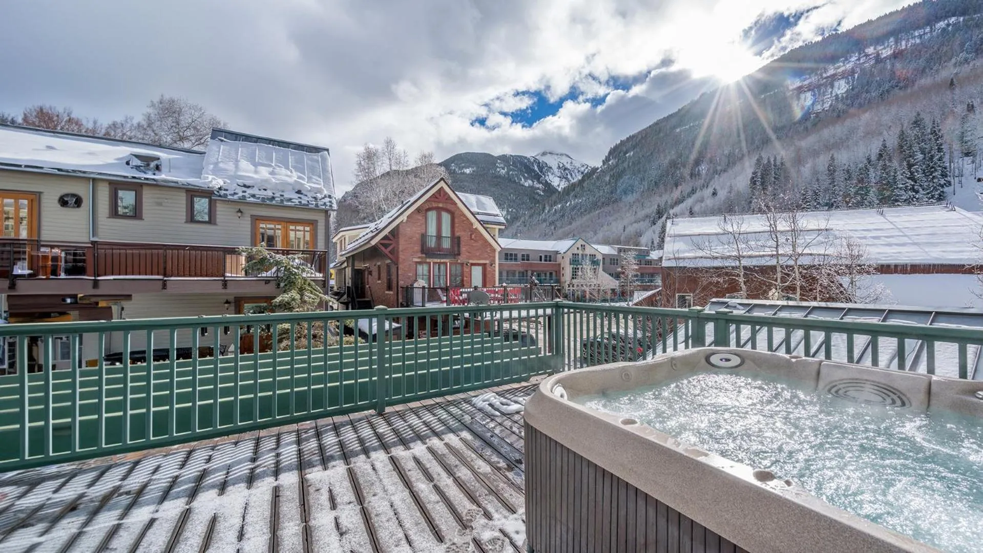 Hot Tub in Hotel Columbia