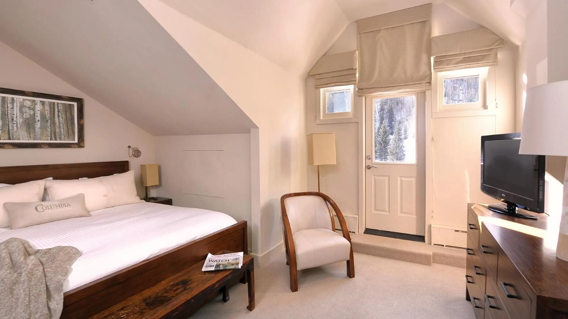 Bedroom in Hotel Columbia