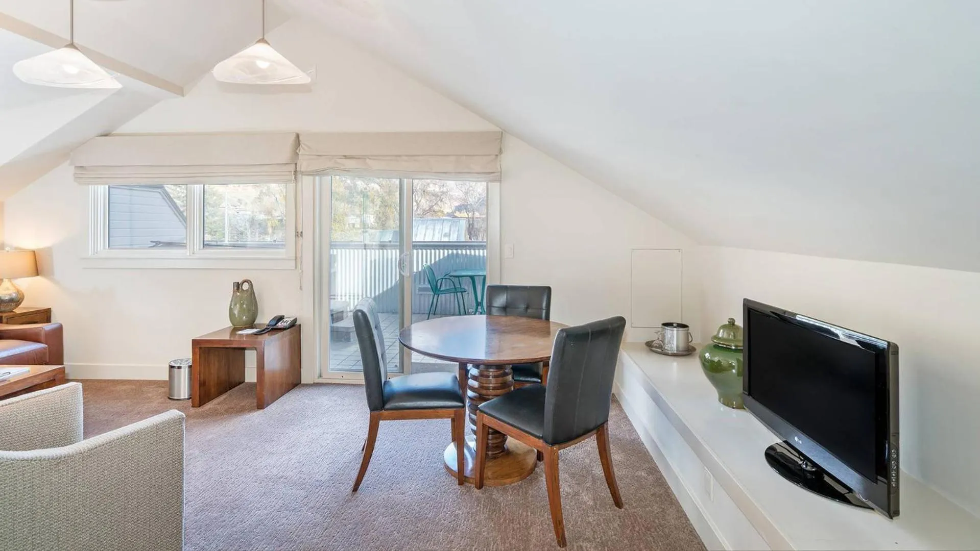 Seating area in Hotel Columbia