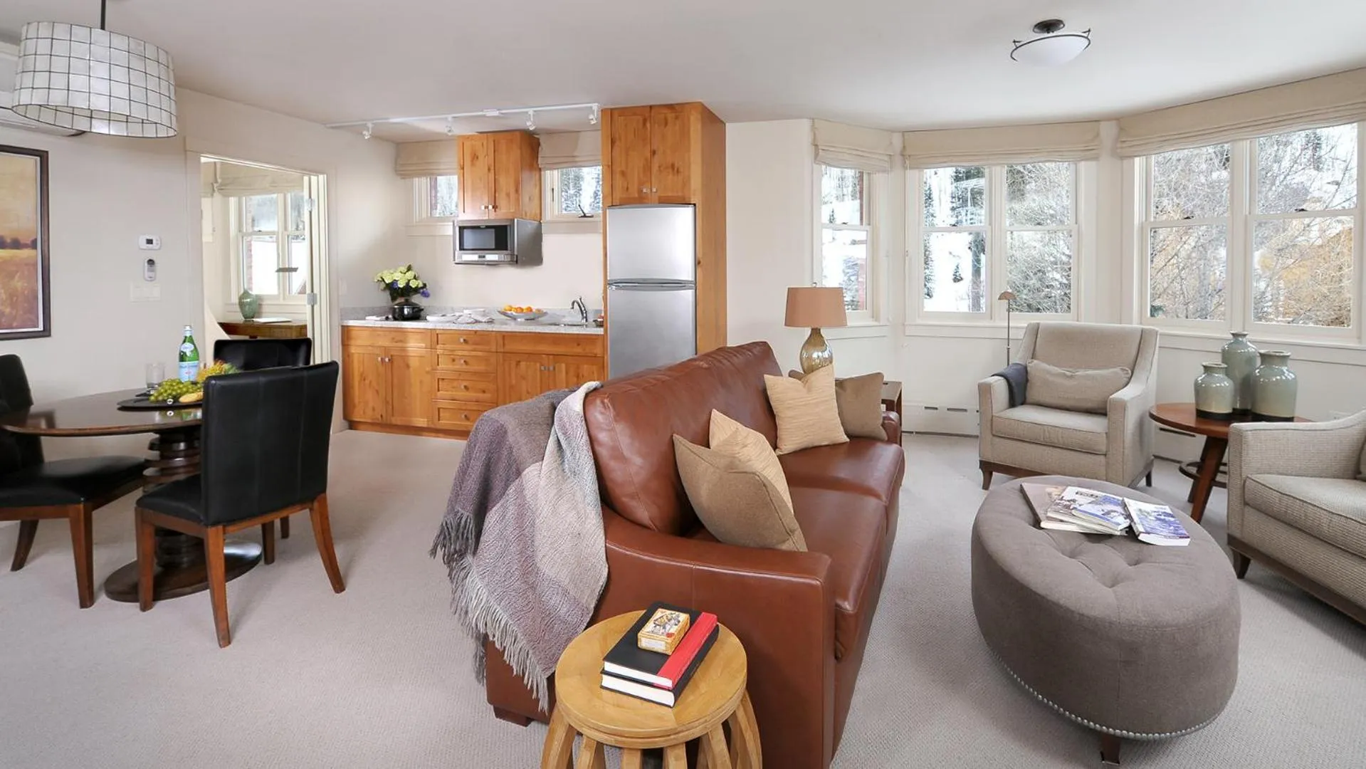 Seating area in Hotel Columbia
