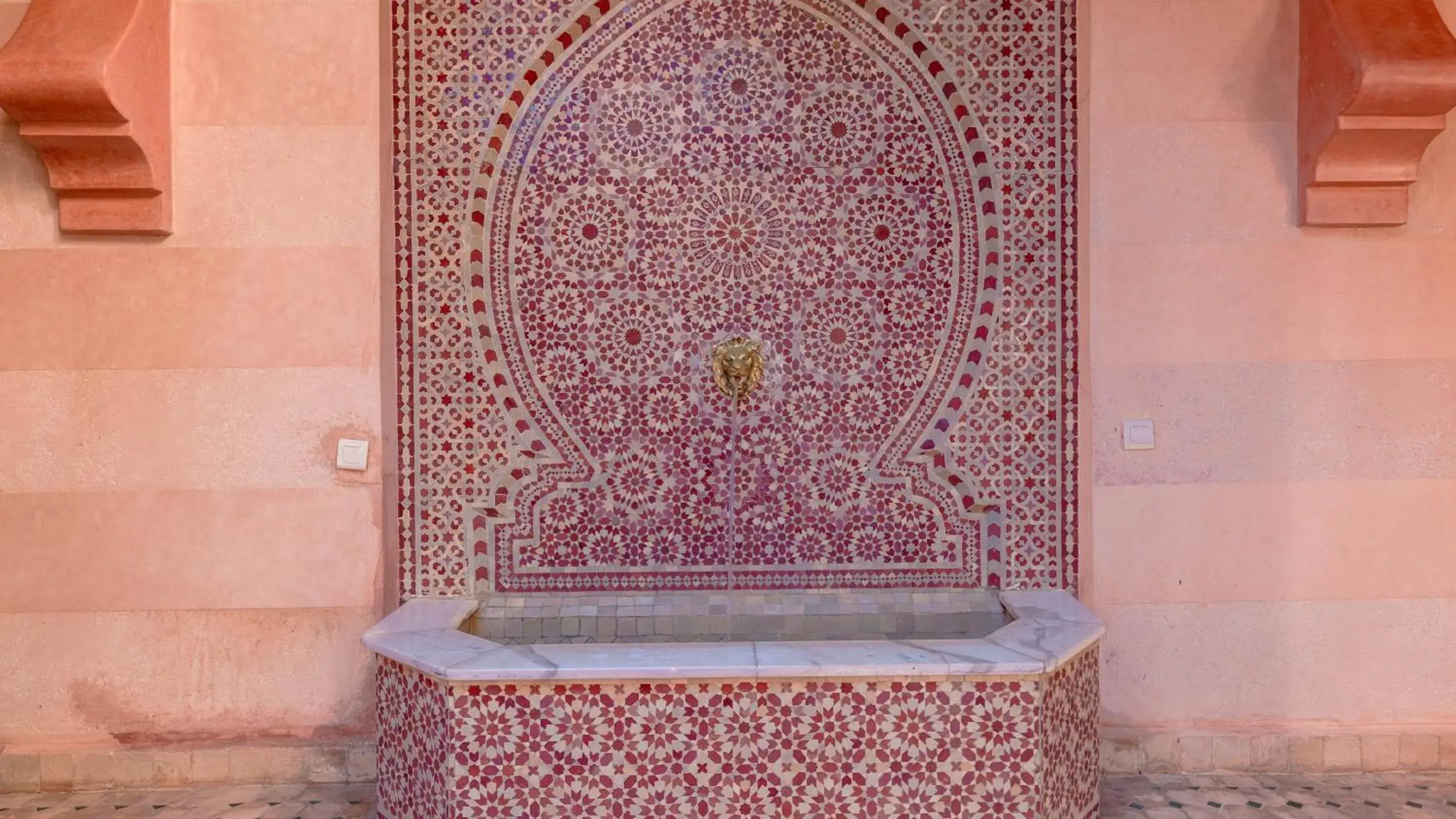 Inner courtyard view in L'OLIVERAIE DE L'ATLAS Inner courtyard view in L'OLIVERAIE DE L'ATLAS