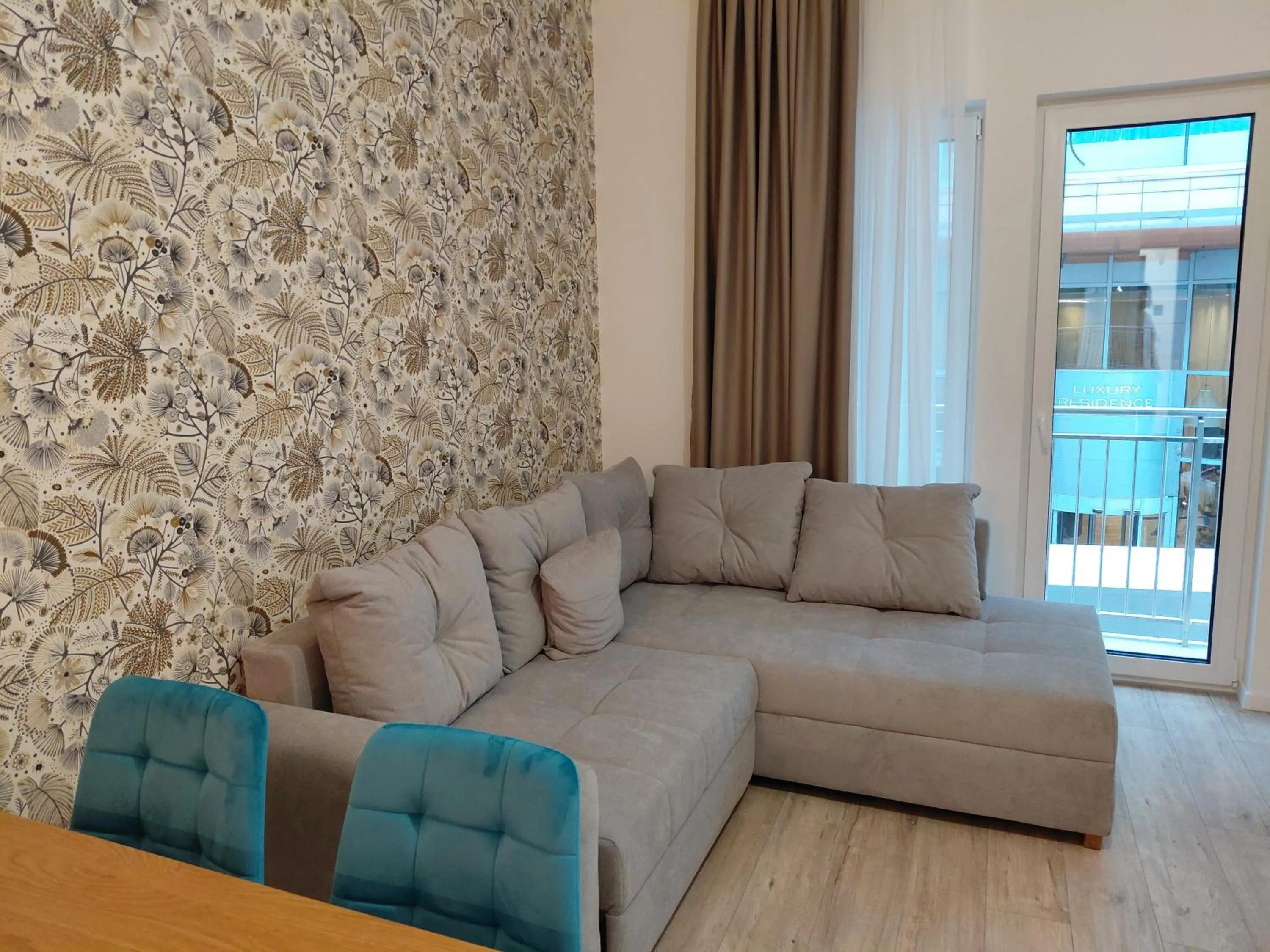 Living room in Nova City Apartments