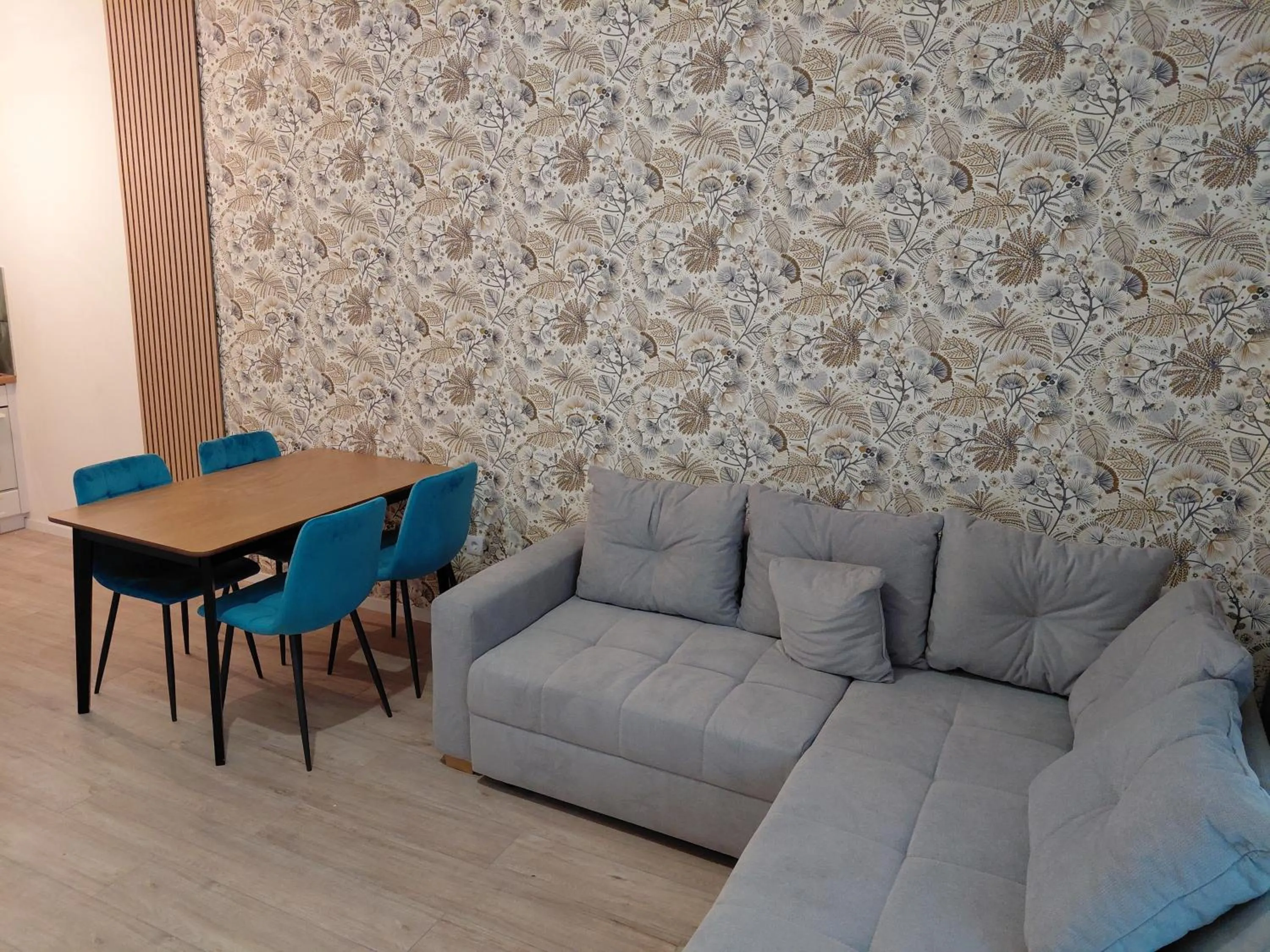 Living room in Nova City Apartments