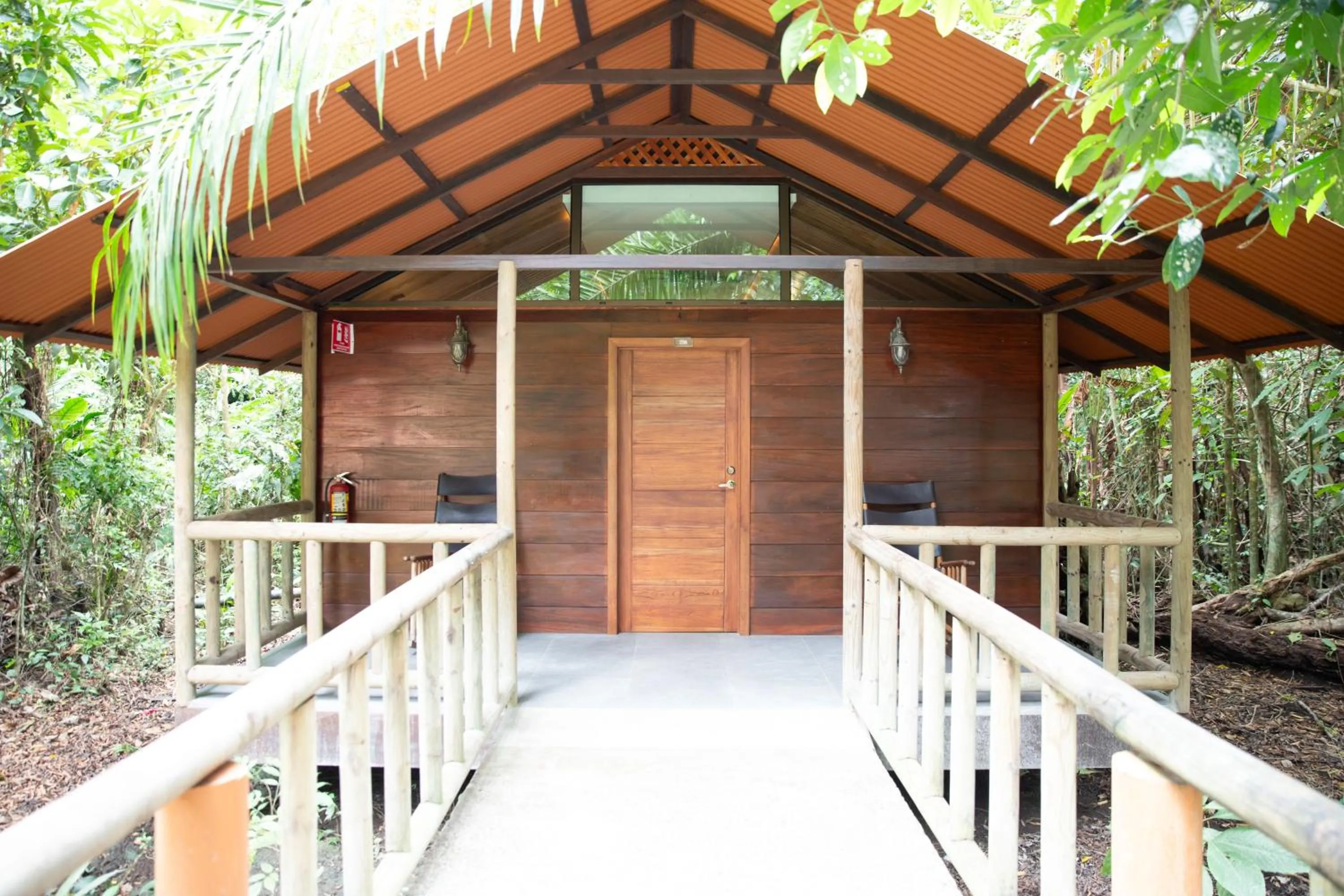 Garden view in Pachira Lodge
