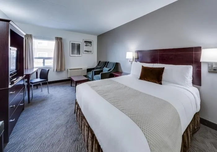 Bed in Heritage Inn Hotel & Convention Centre - Brooks